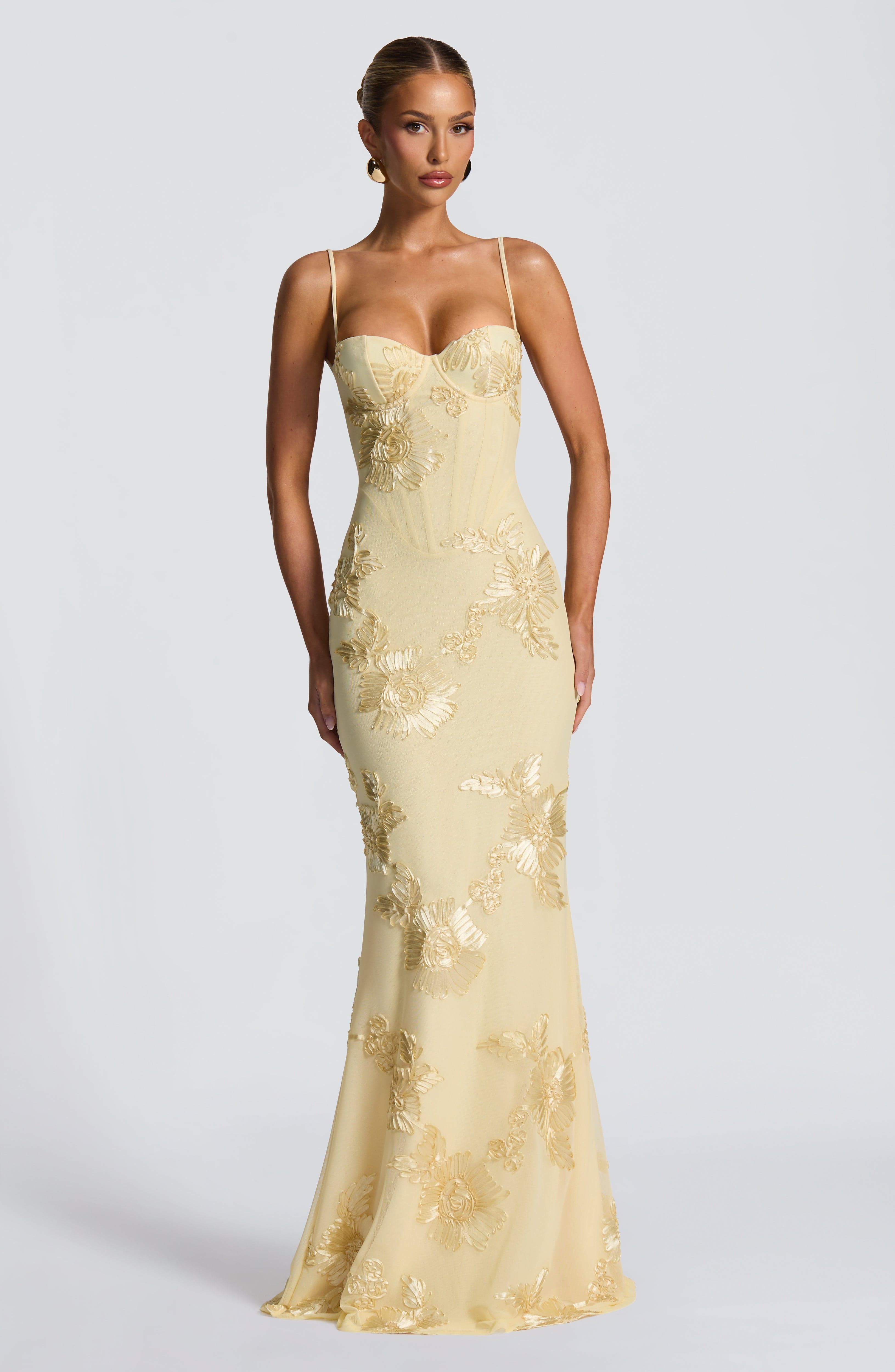 Vestido Longo Nefertiti - Limão