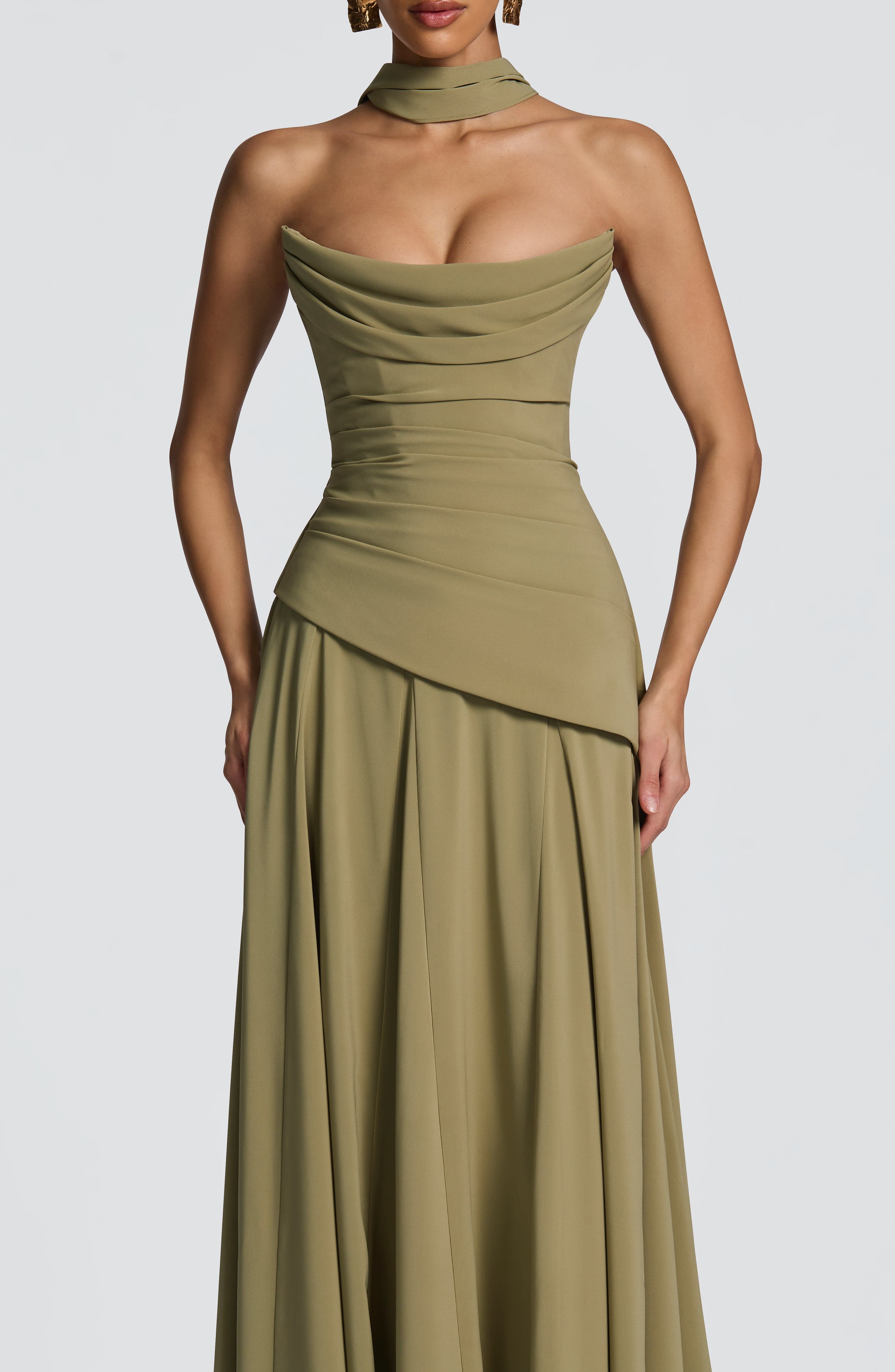 Vestido Longo Patricia - Sálvia