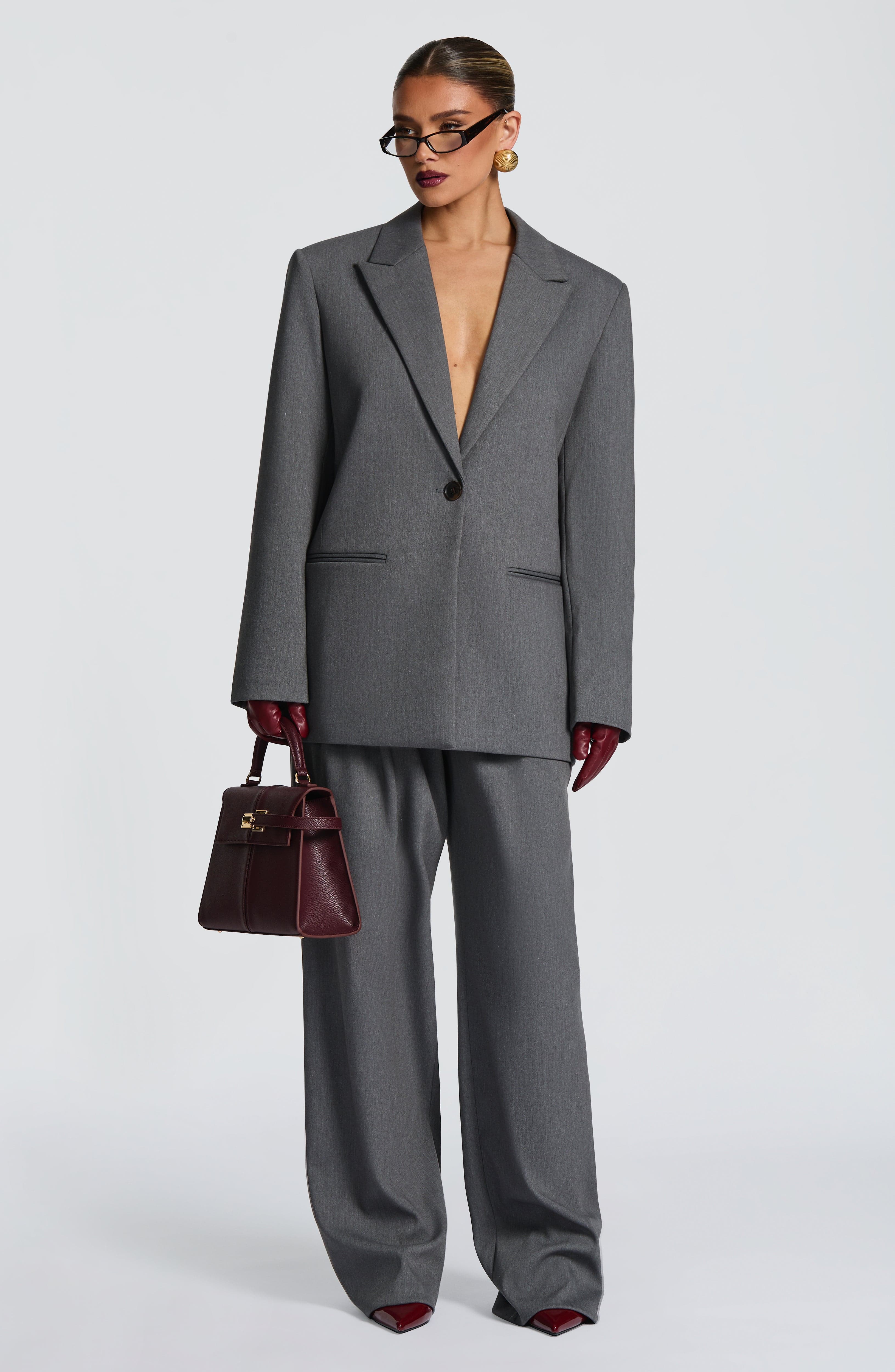 Blazer Reece - Cinza Mescla