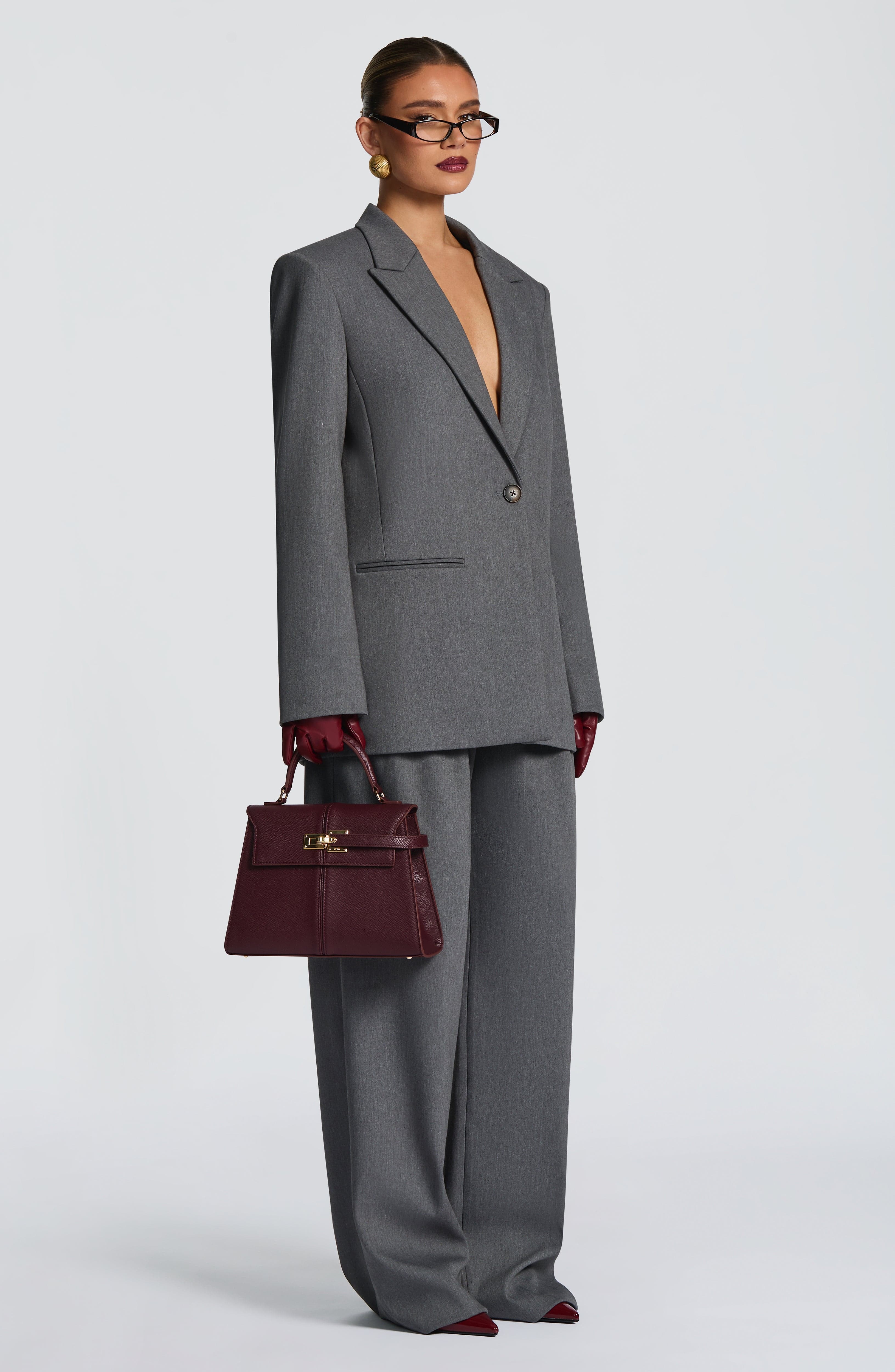 Blazer Reece - Cinza Mescla