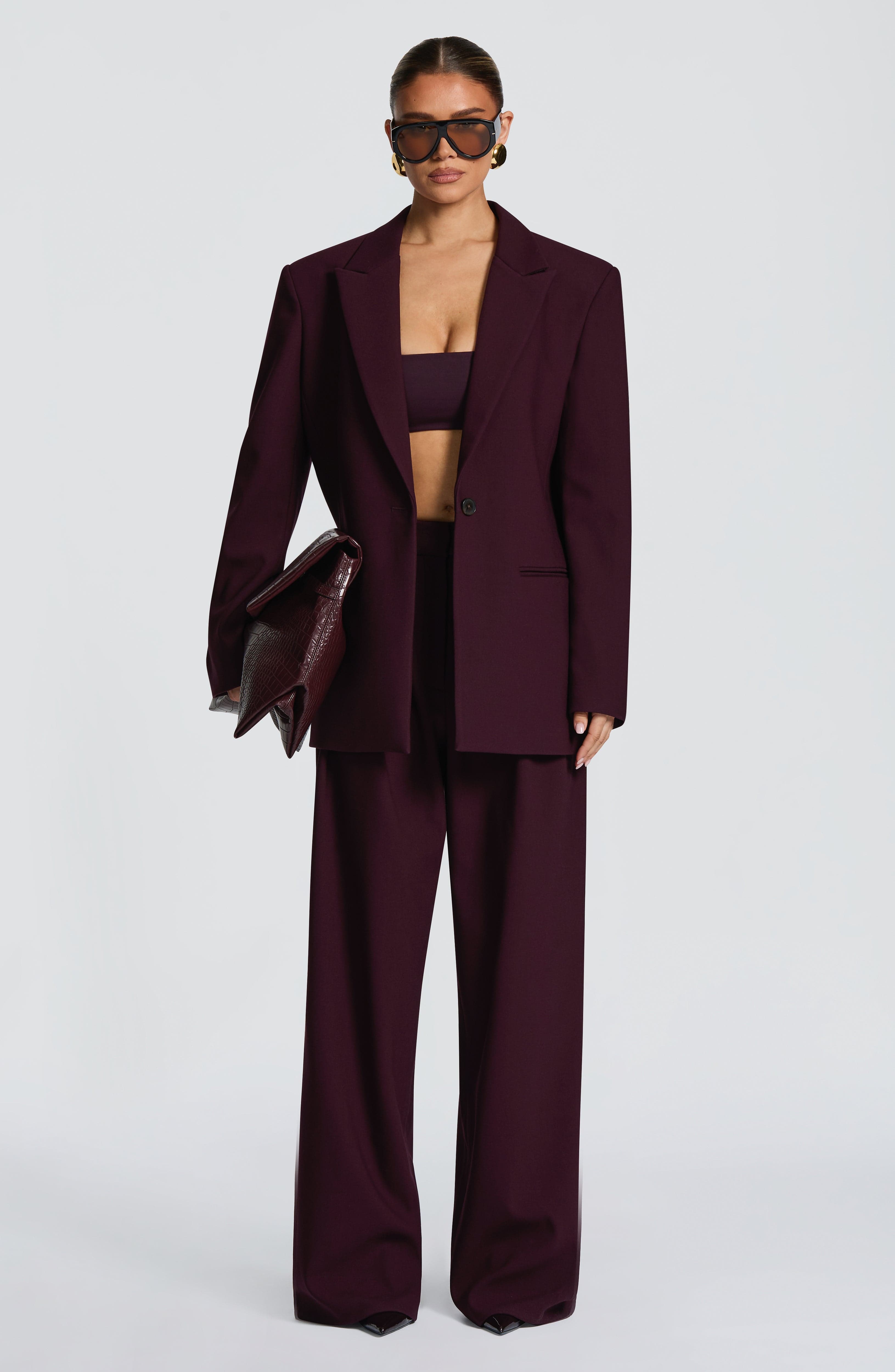 Blazer Reece - Ameixa
