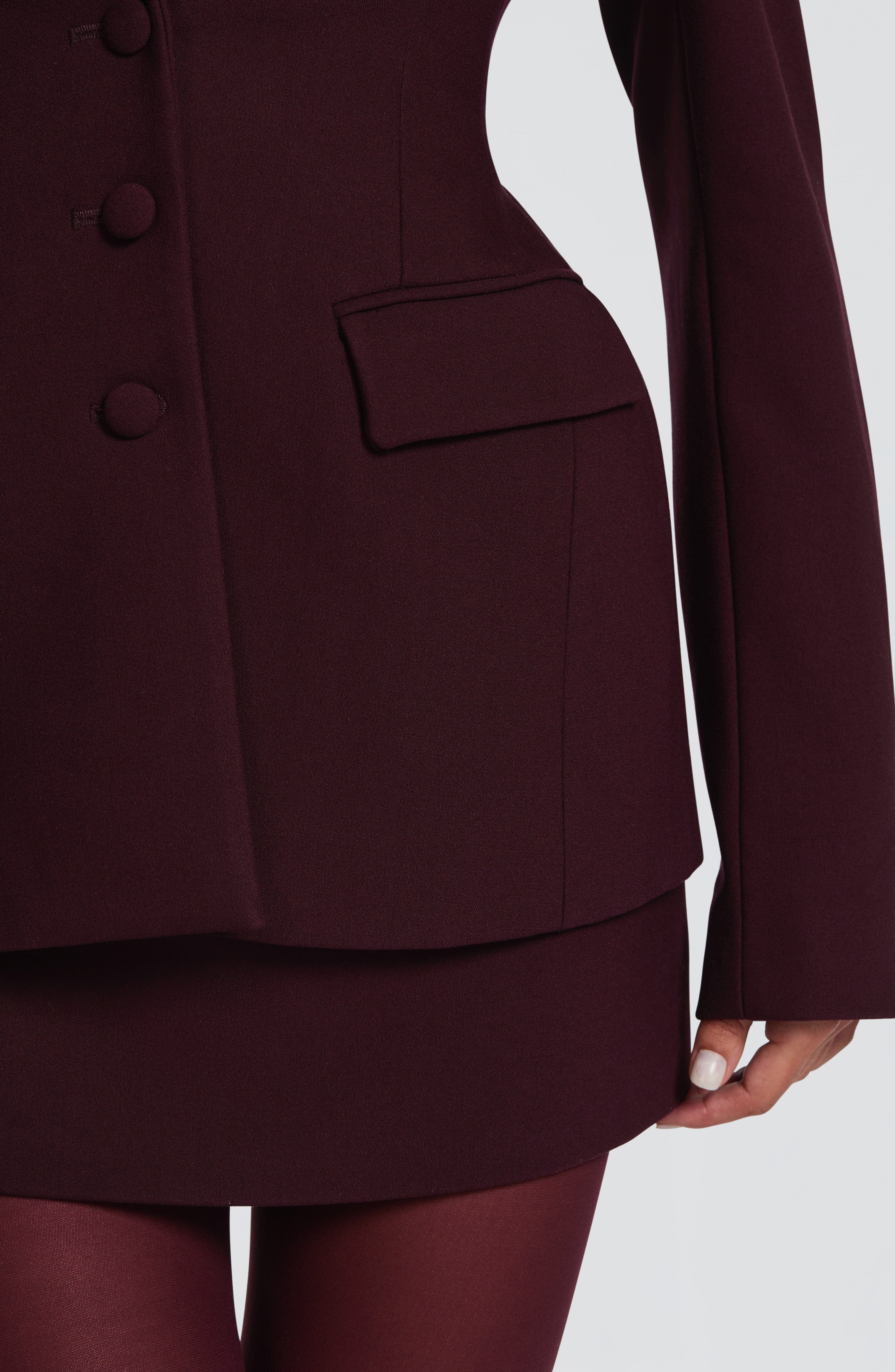 Blazer Rowena - Ameixa