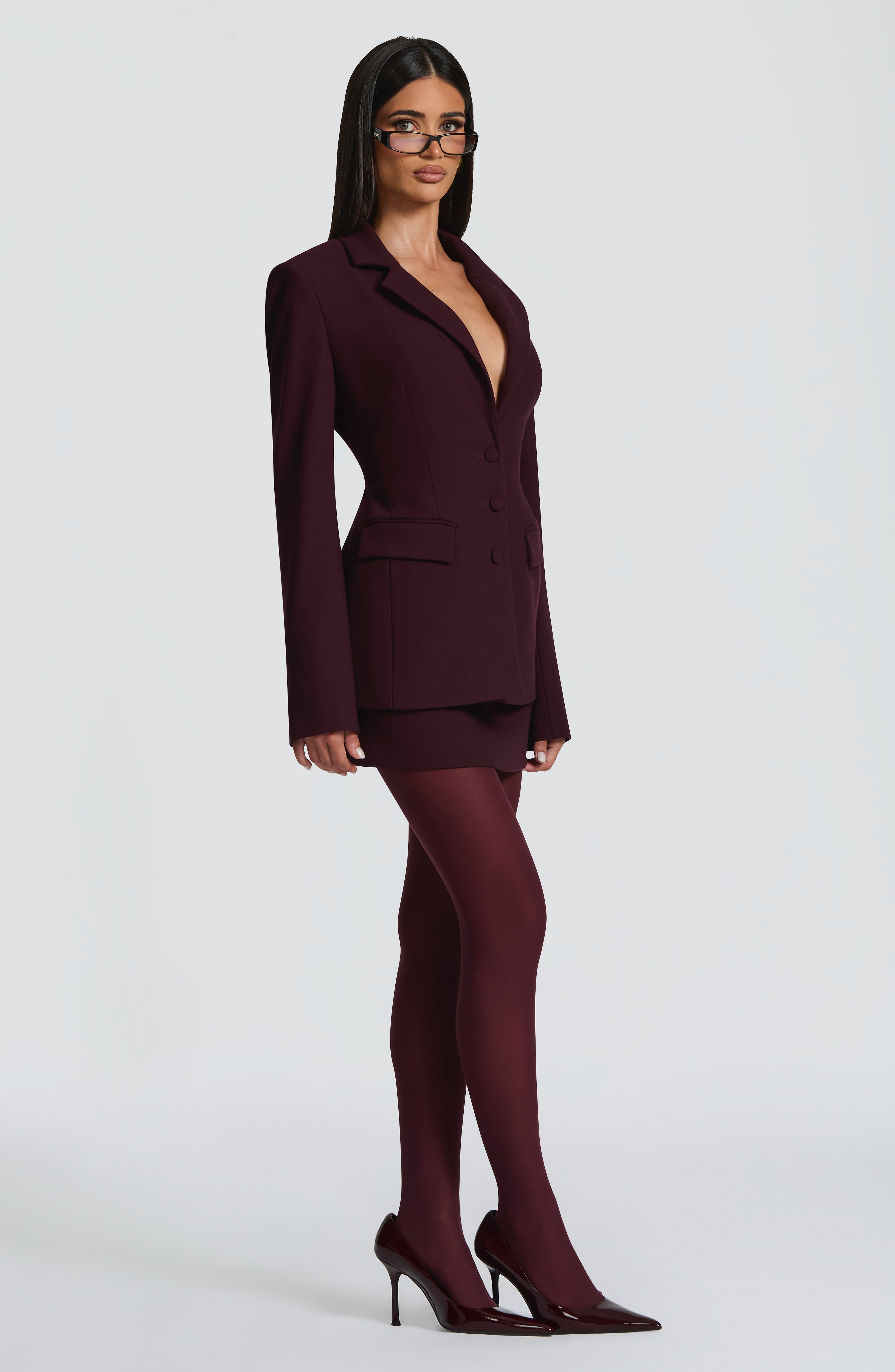 Blazer Rowena - Ameixa