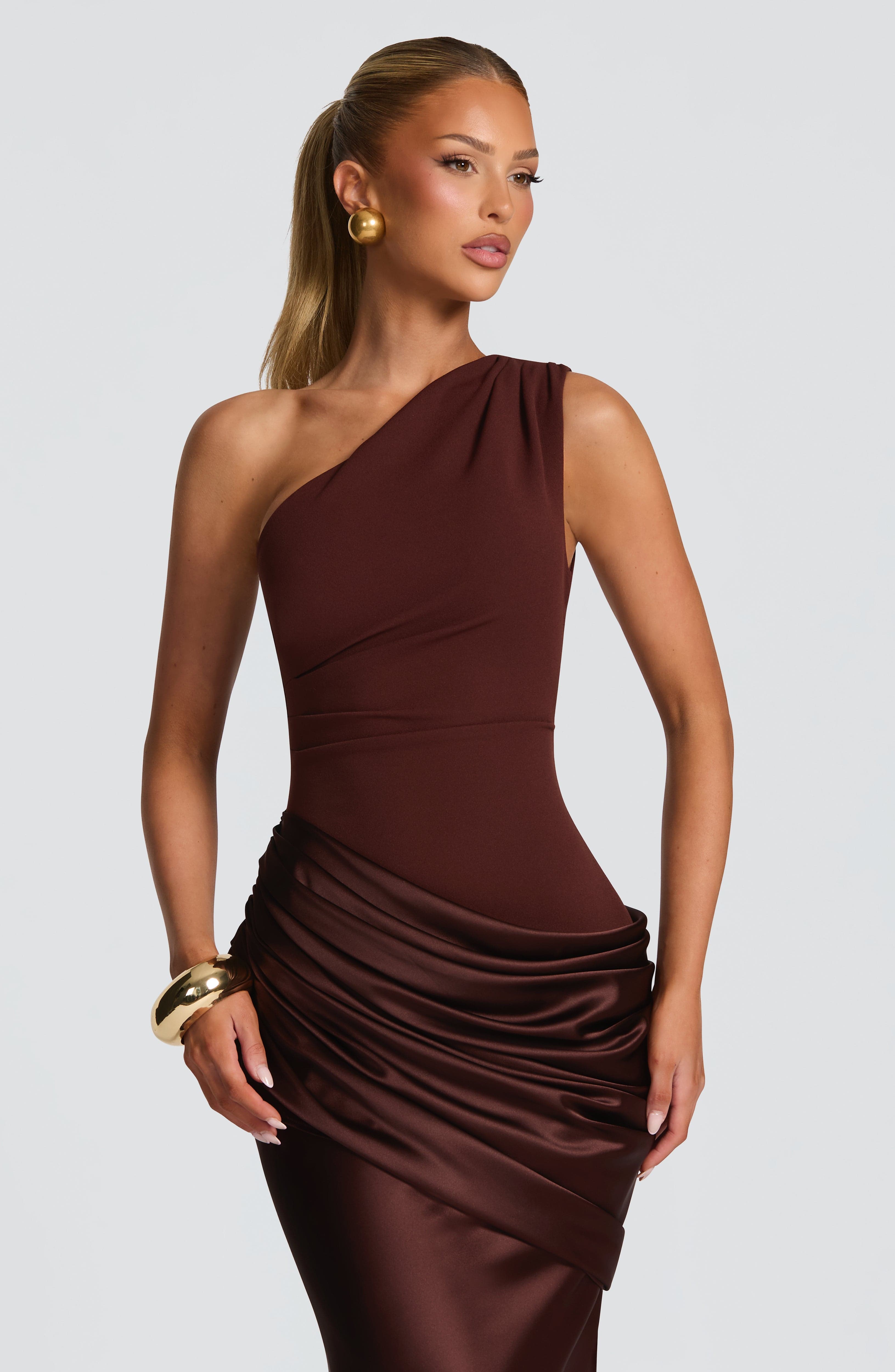 Vestido Longo Sadona - Ameixa Marrom