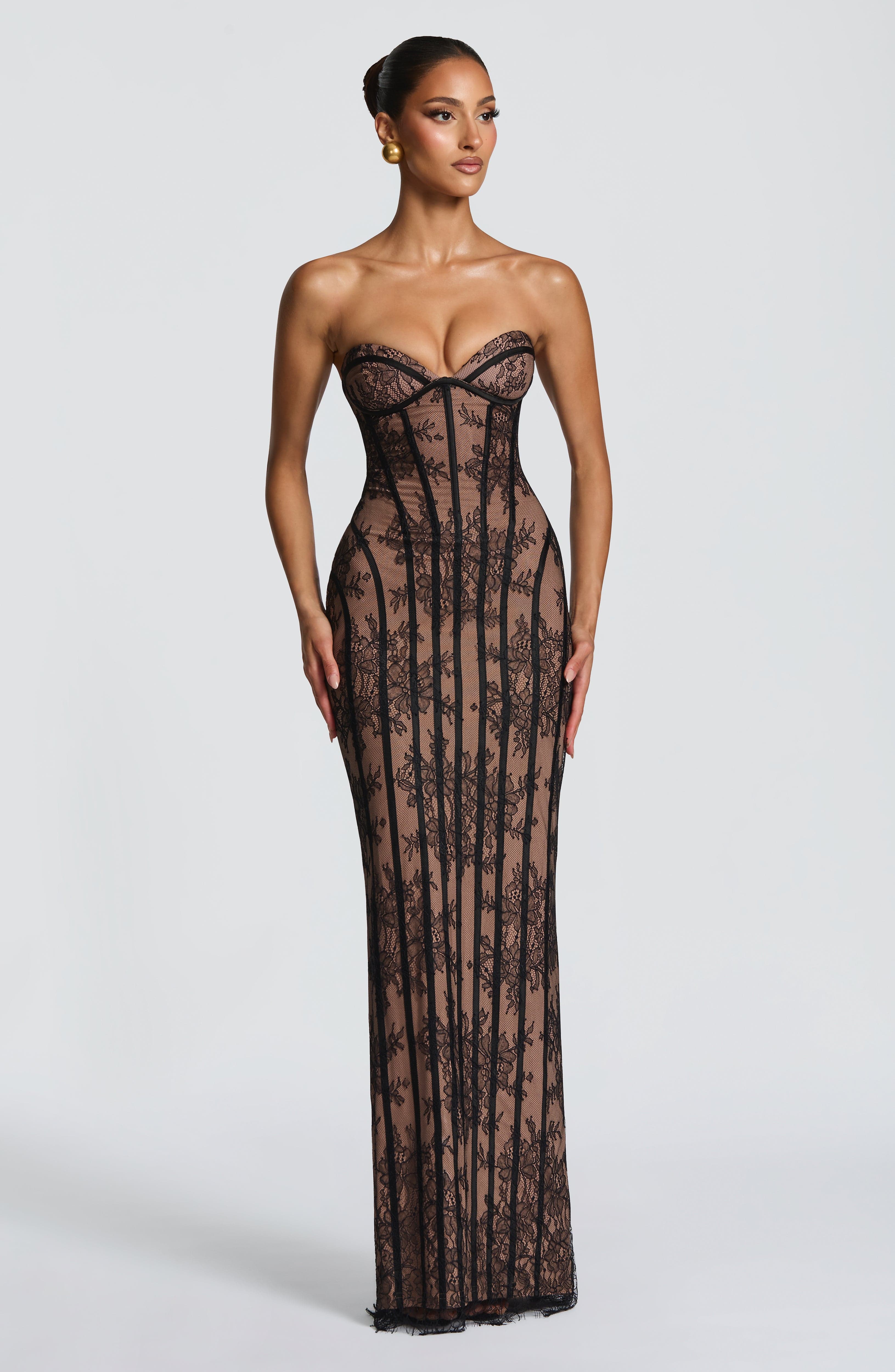 Vestido Longo Sian - Preto