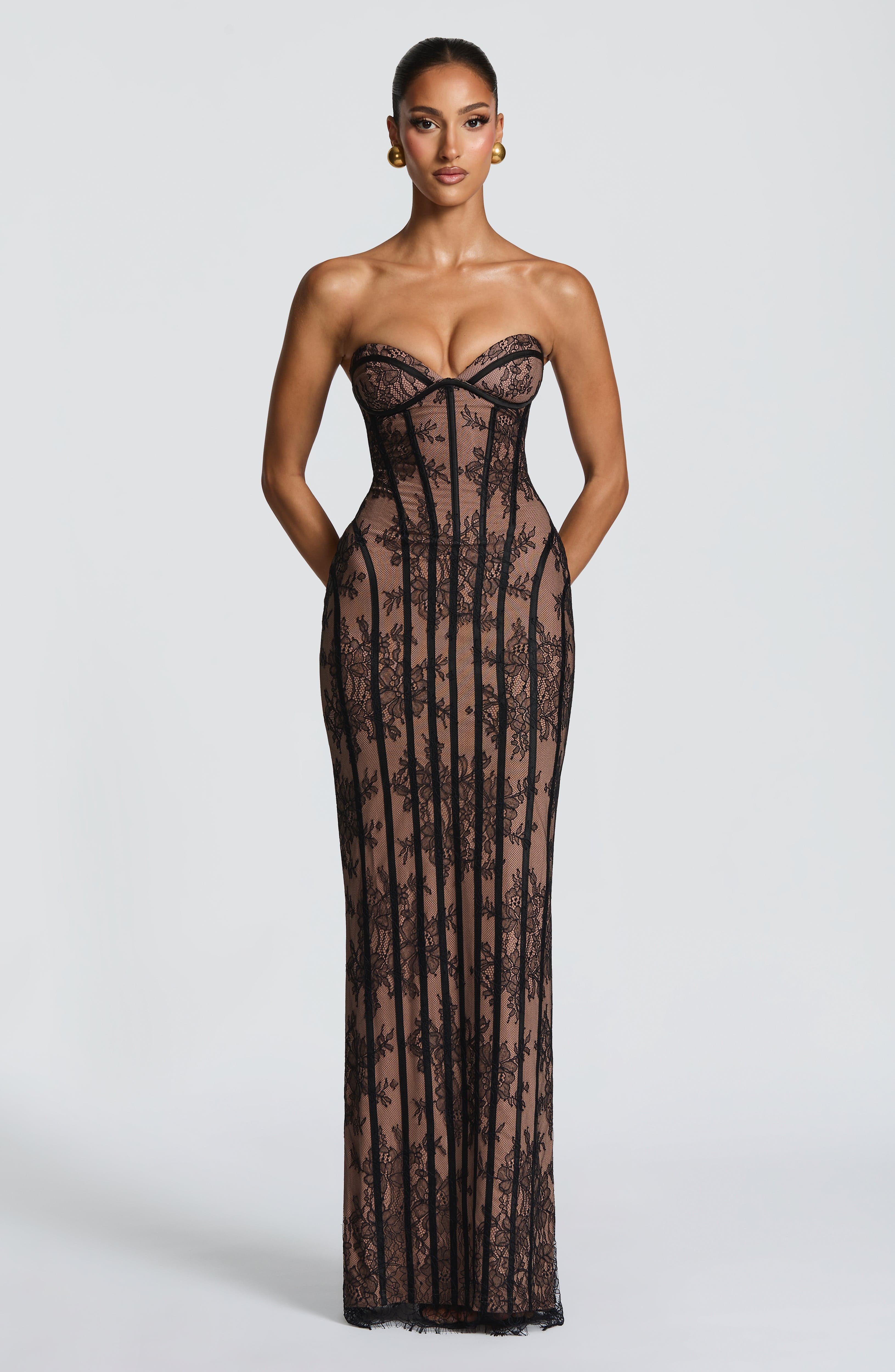 Vestido Longo Sian - Preto