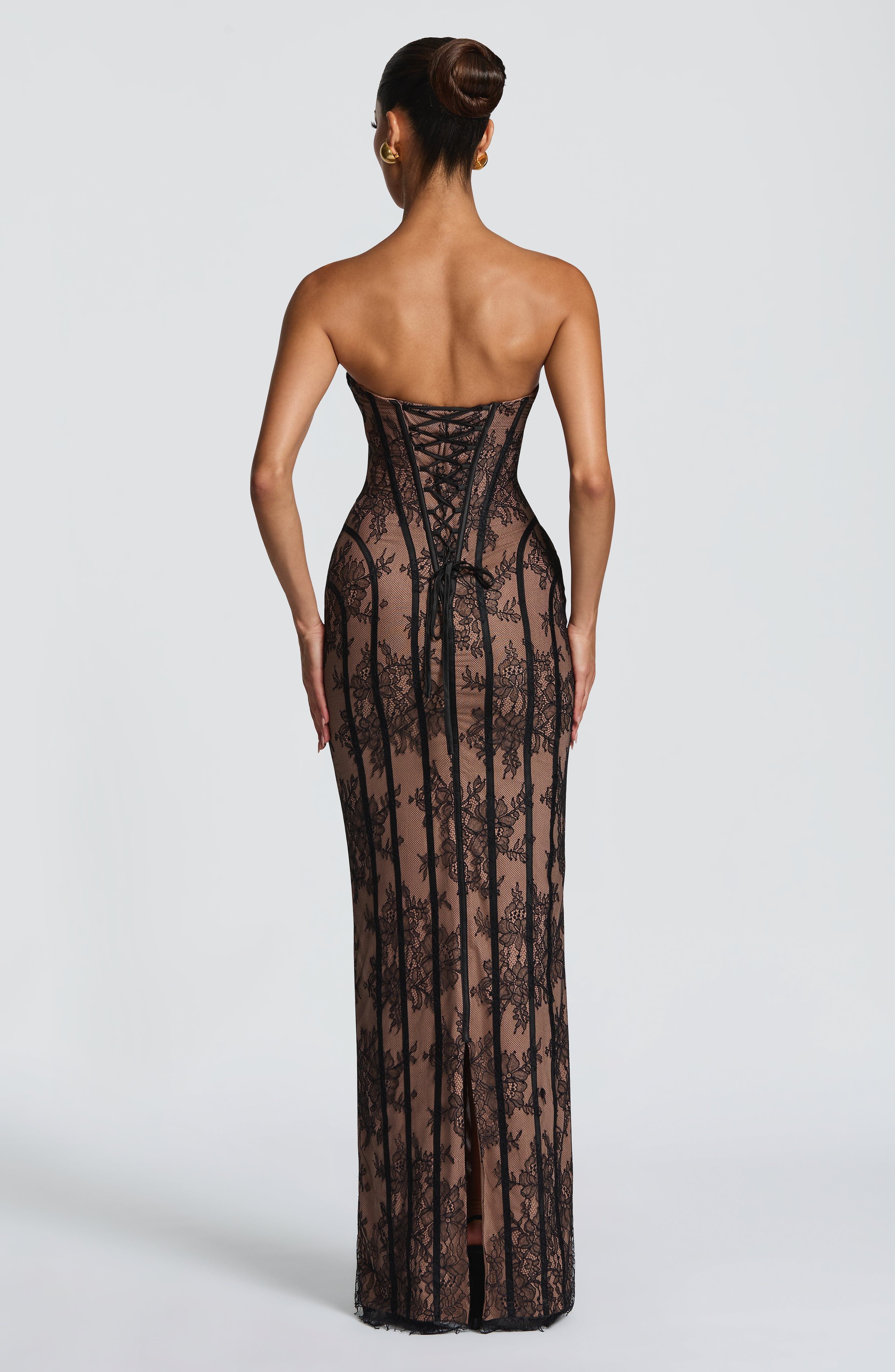 Vestido Longo Sian - Preto