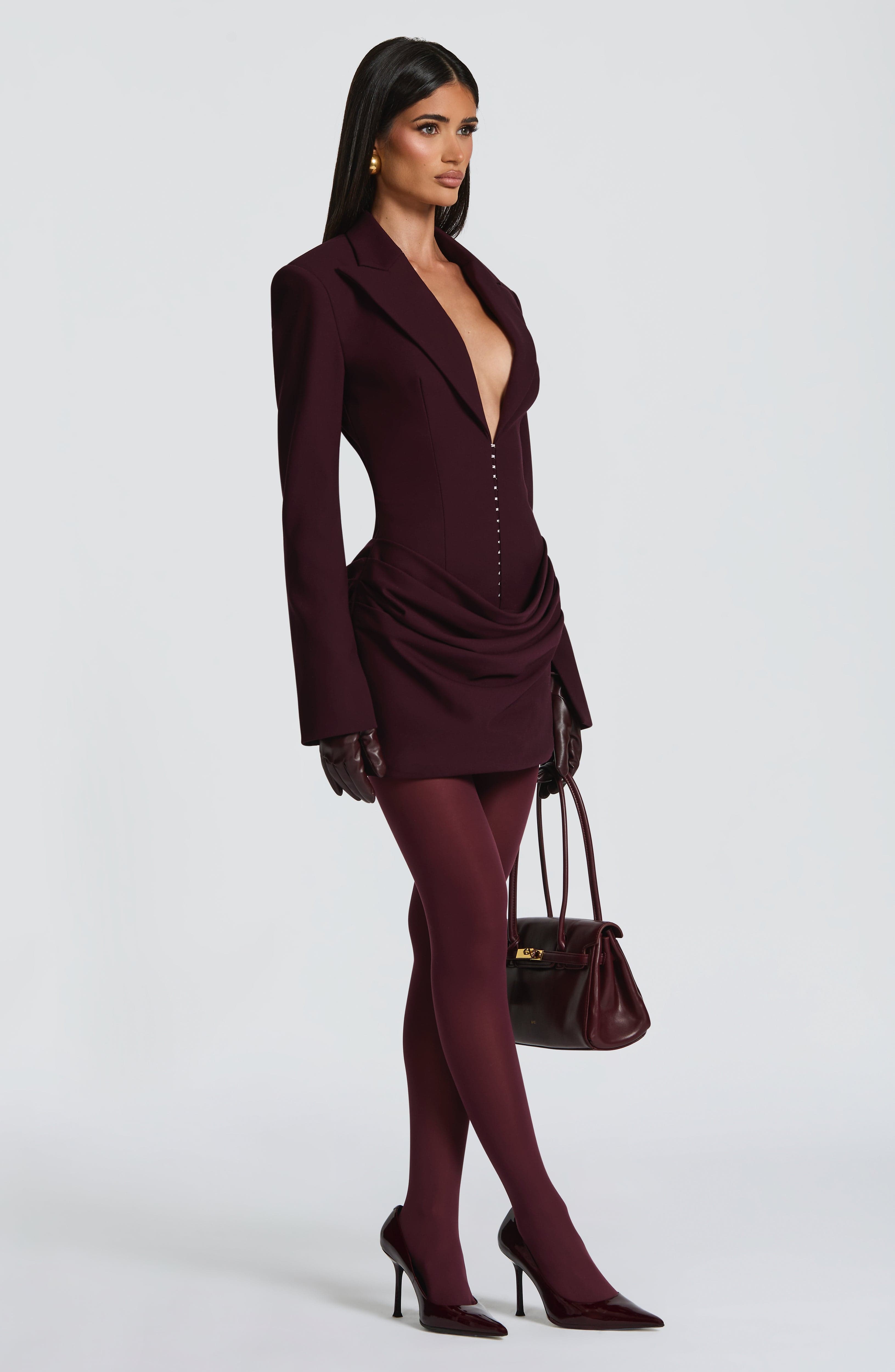 Vestido Curto Susie - Ameixa
