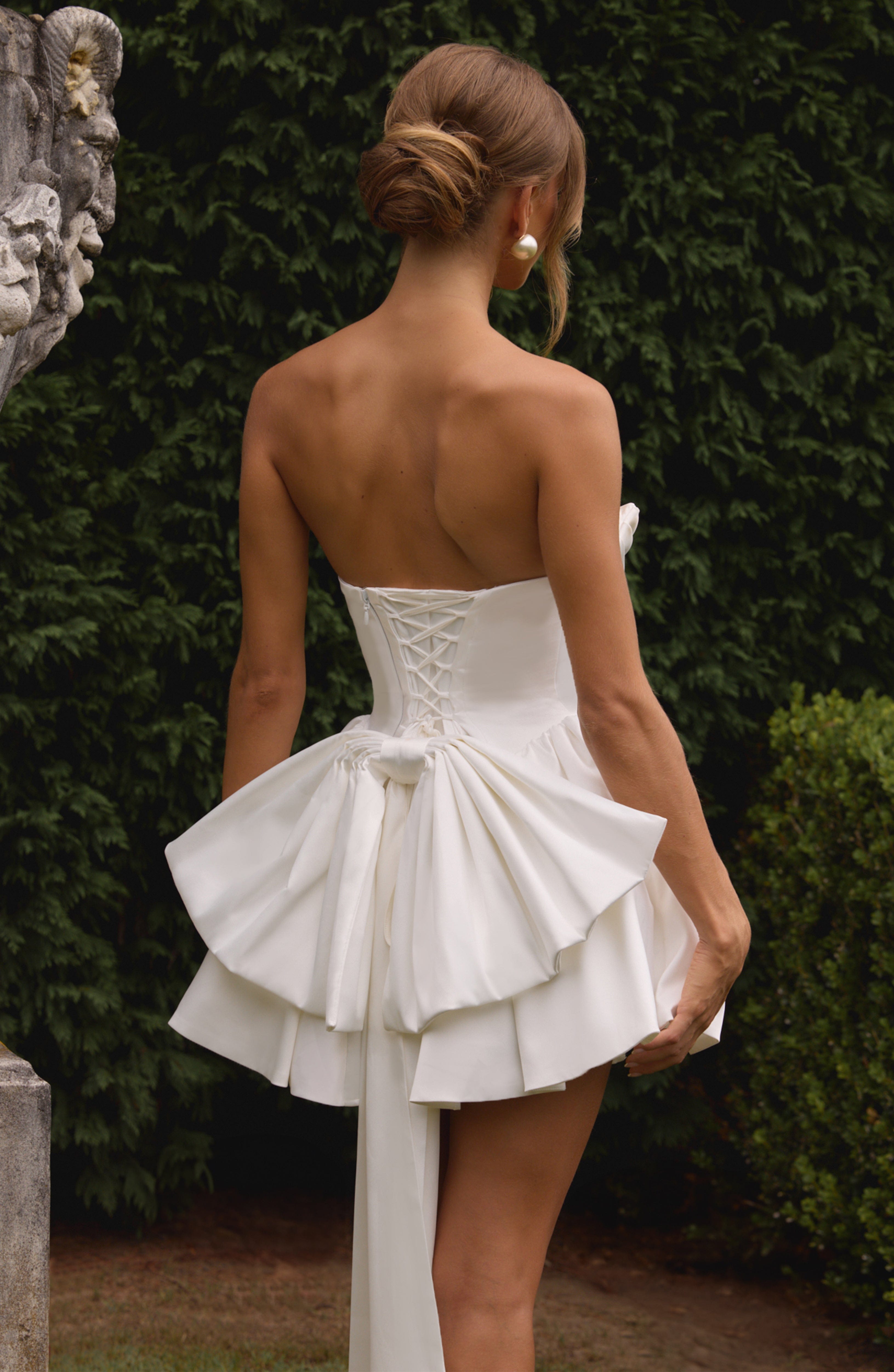 Vestido Curto Trinity - Marfim