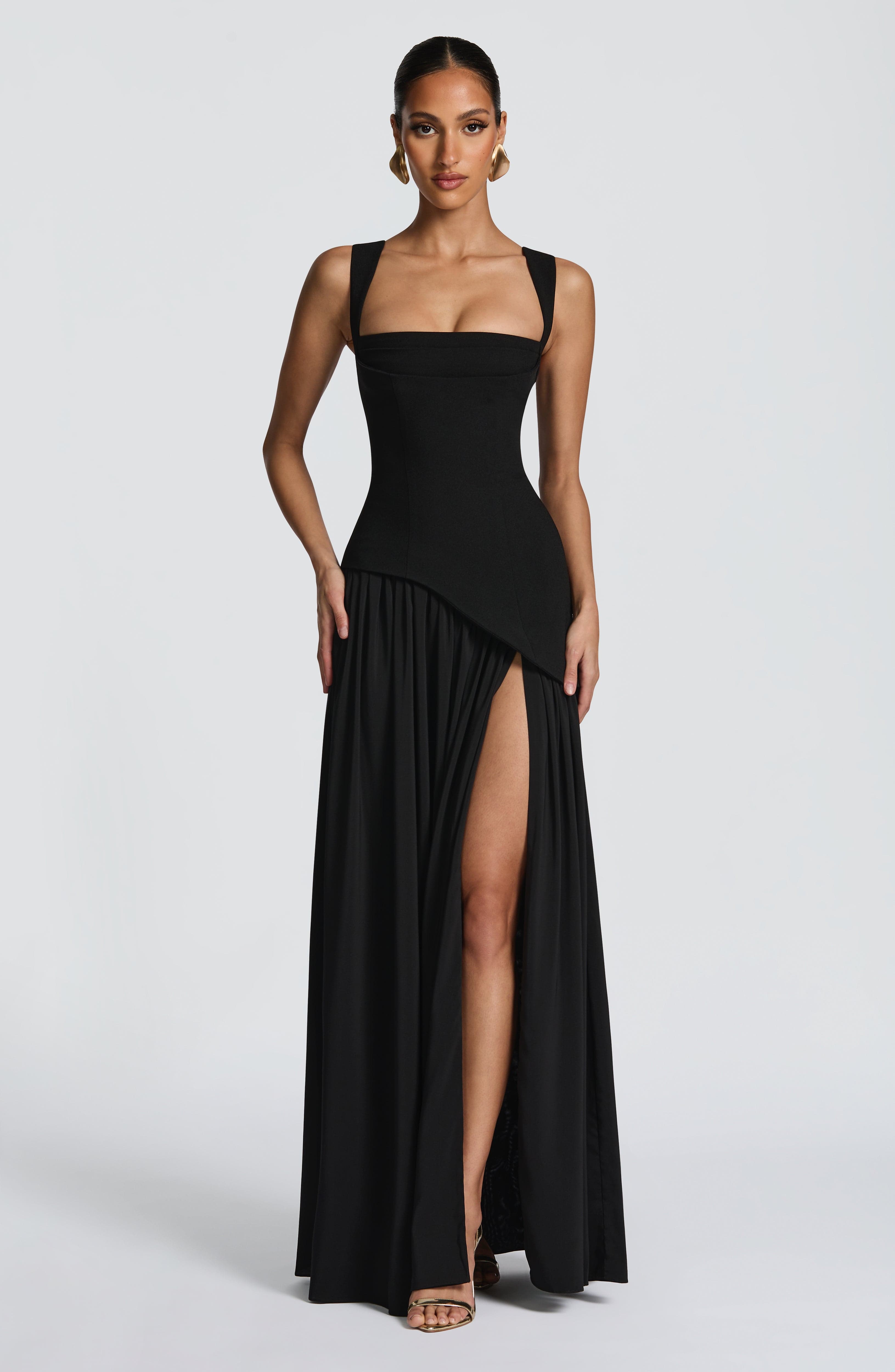 Vestido Longo Tullulah - Preto