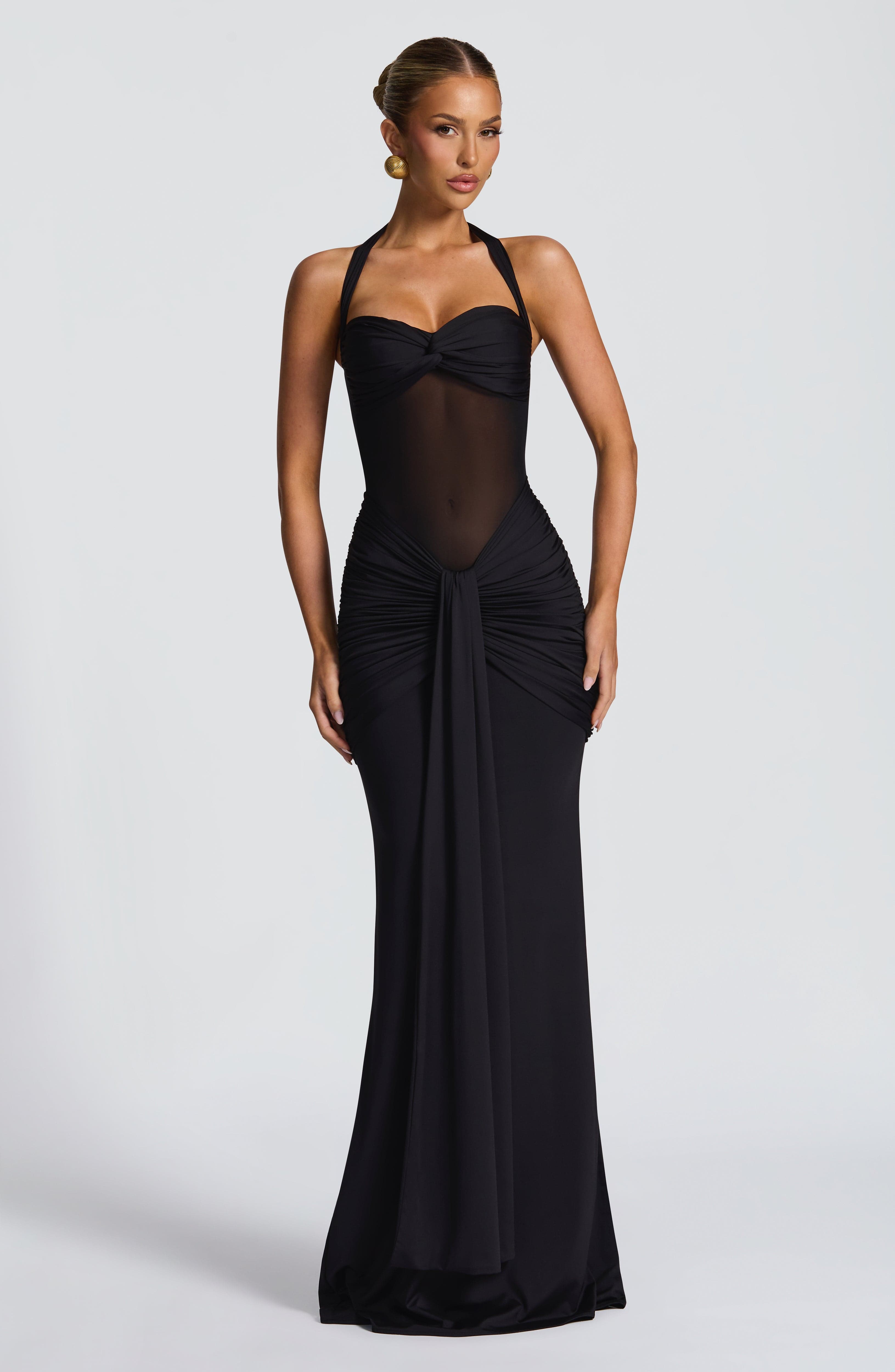 Vestido Longo Vixen - Preto