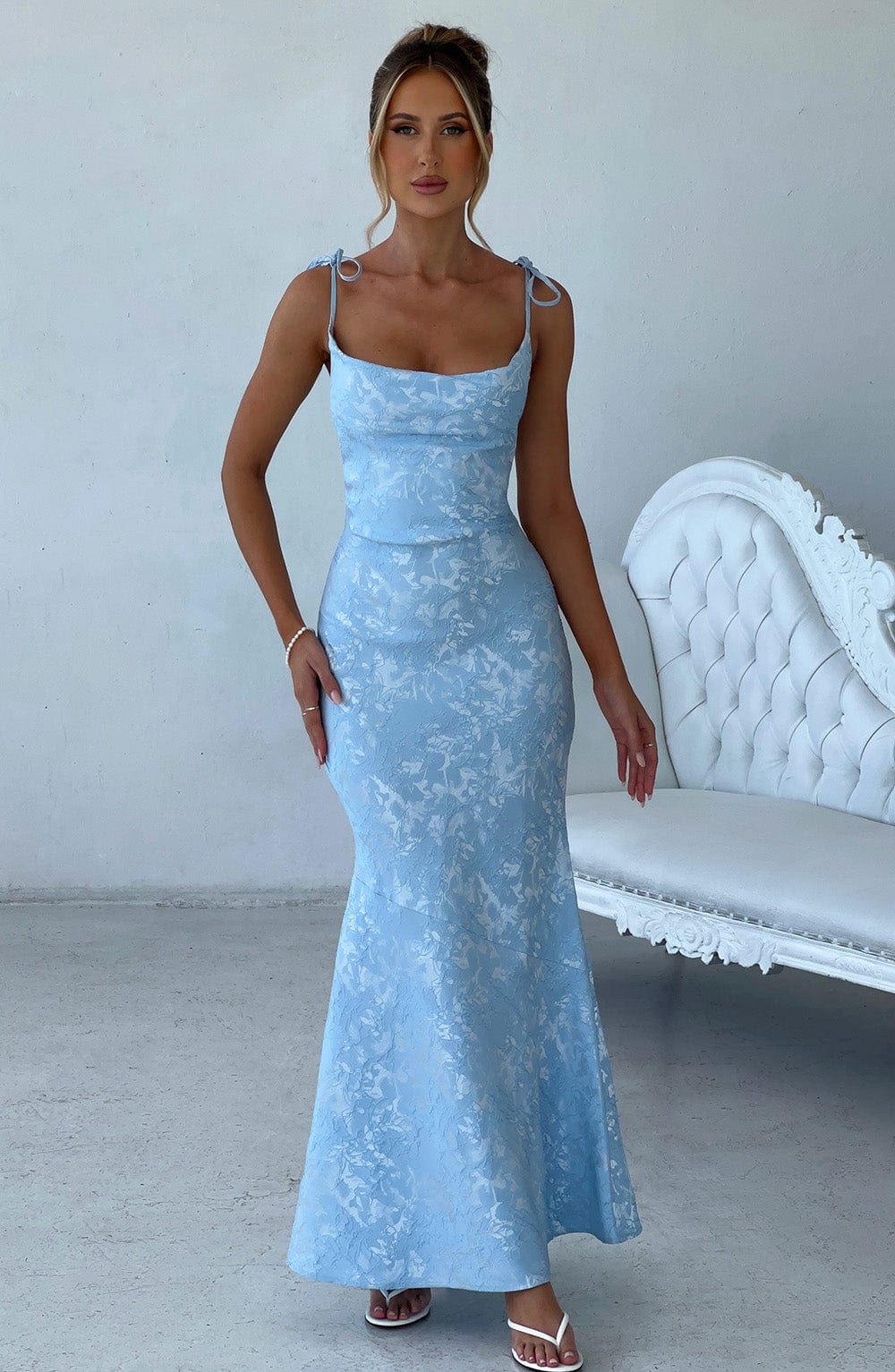 Vestido Longo Whitney - Azul