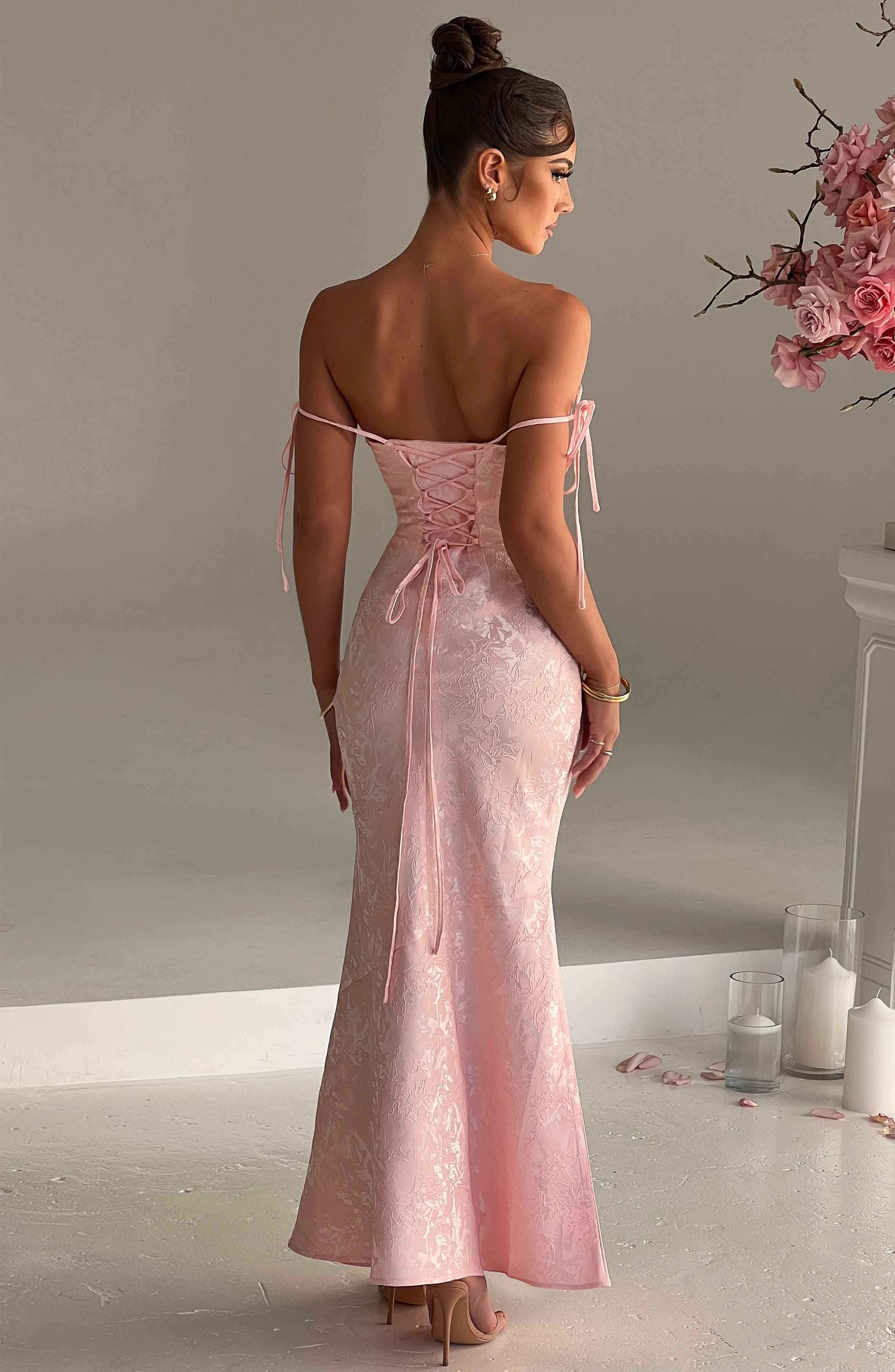 Vestido Longo Whitney - Rosa Blush