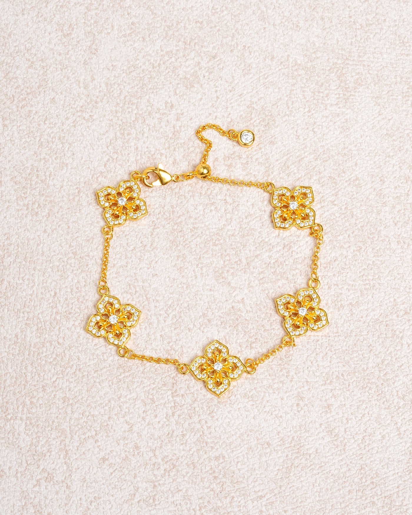 Pulseira em Latão Dourado