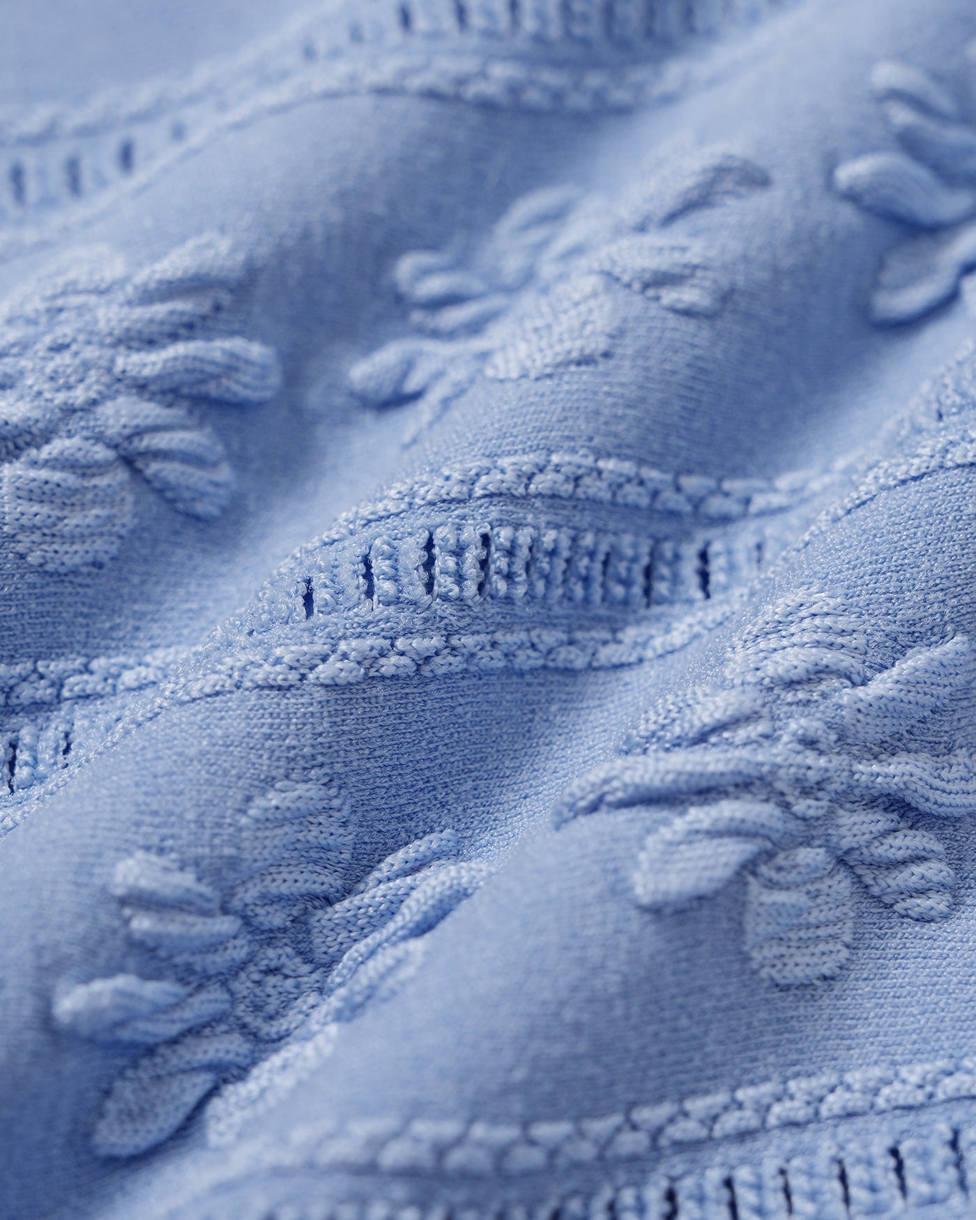 Conjunto de biquíni cortininha reversível com amarração no pescoço — Azul