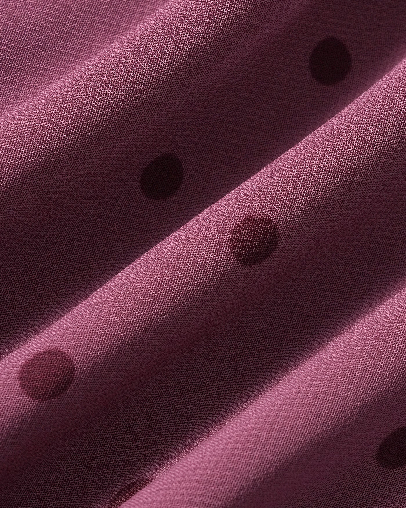 Top cami em chiffon roxo com poás