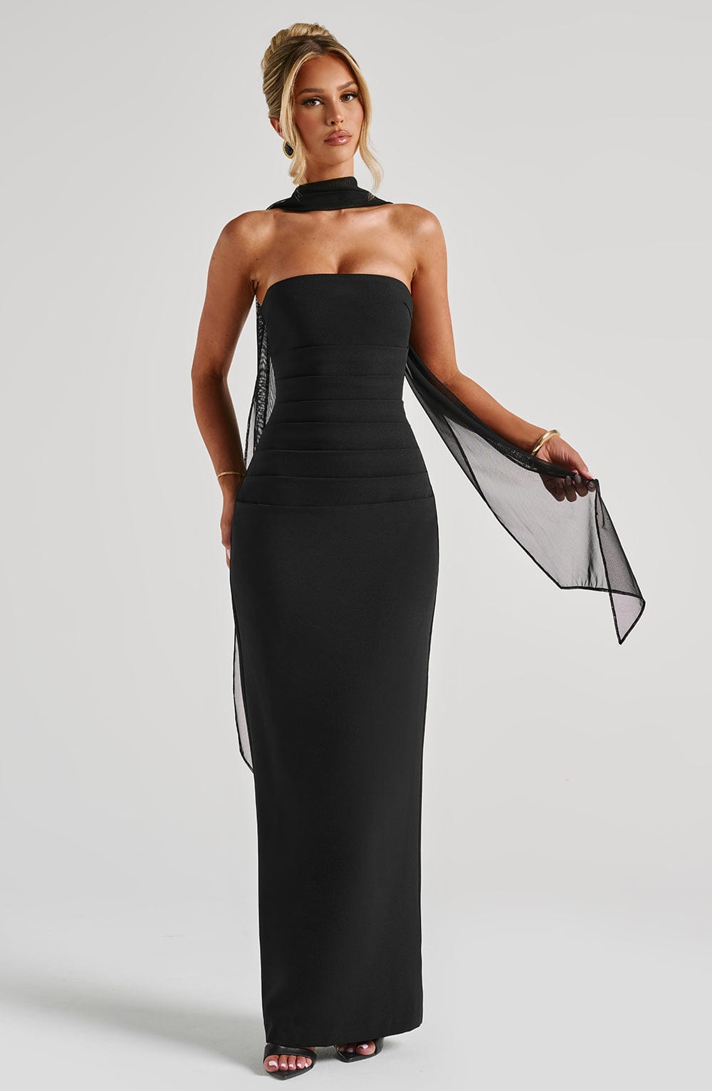Vestido Longo Yulia - Preto