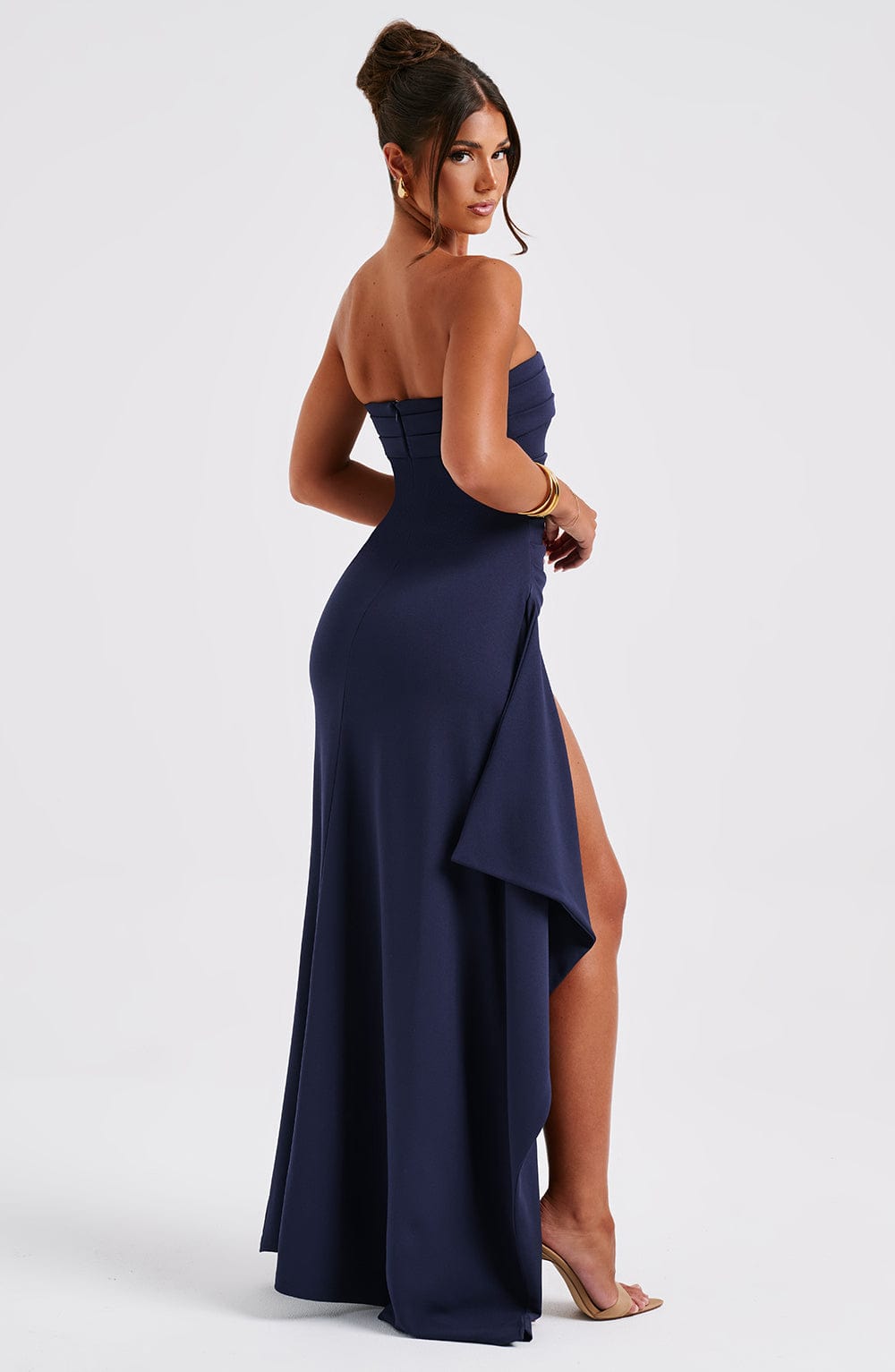 Vestido Longo Zafira - Azul Marinho