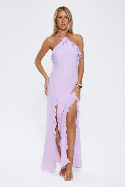 Vestido longo Showstopper Nights — Lilás