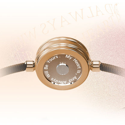 [Totwoo Signal Gift Box] Sun & Moon Touch Bracelets with Milan Rope