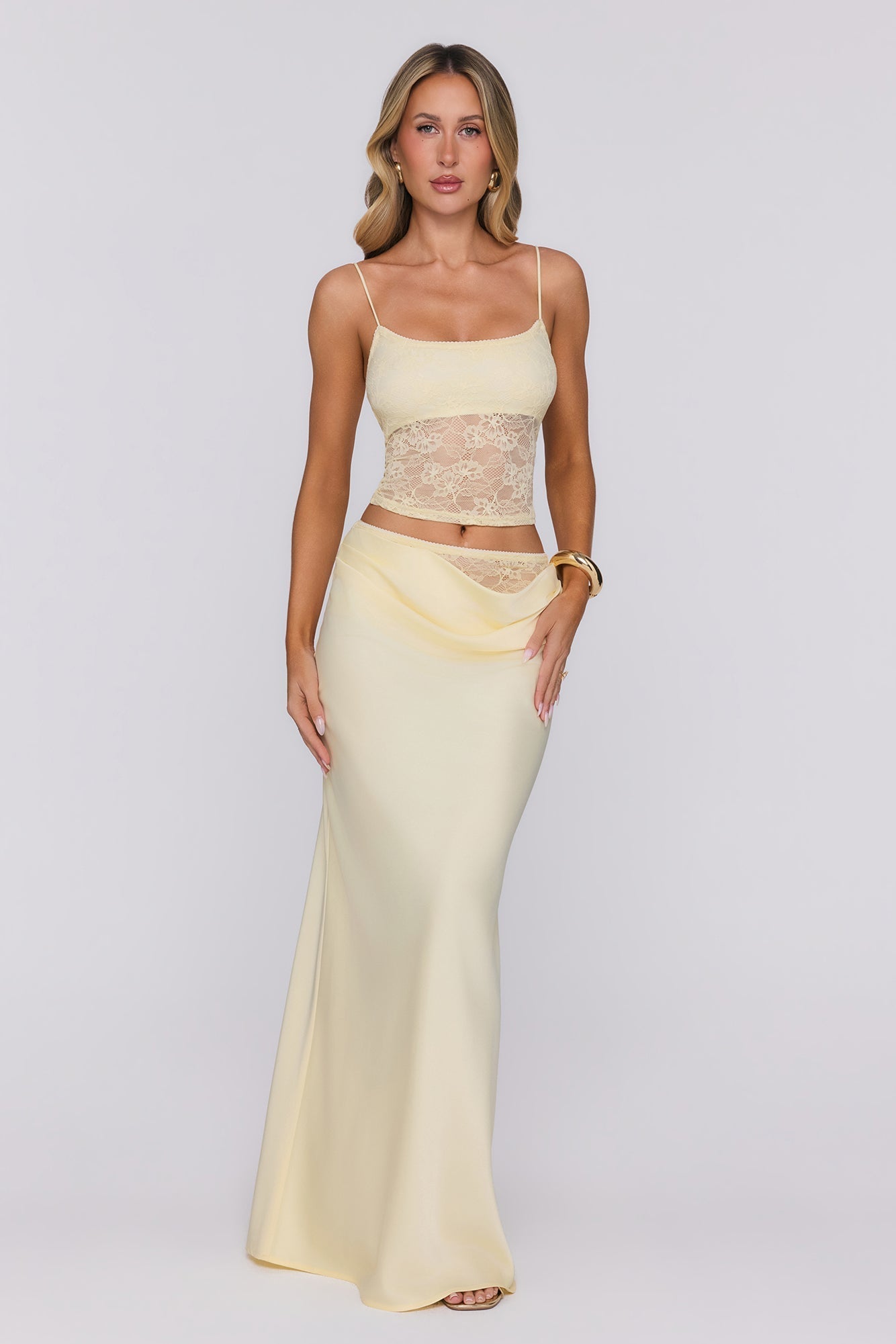 Top de Renda Candy Lemon — Amarelo