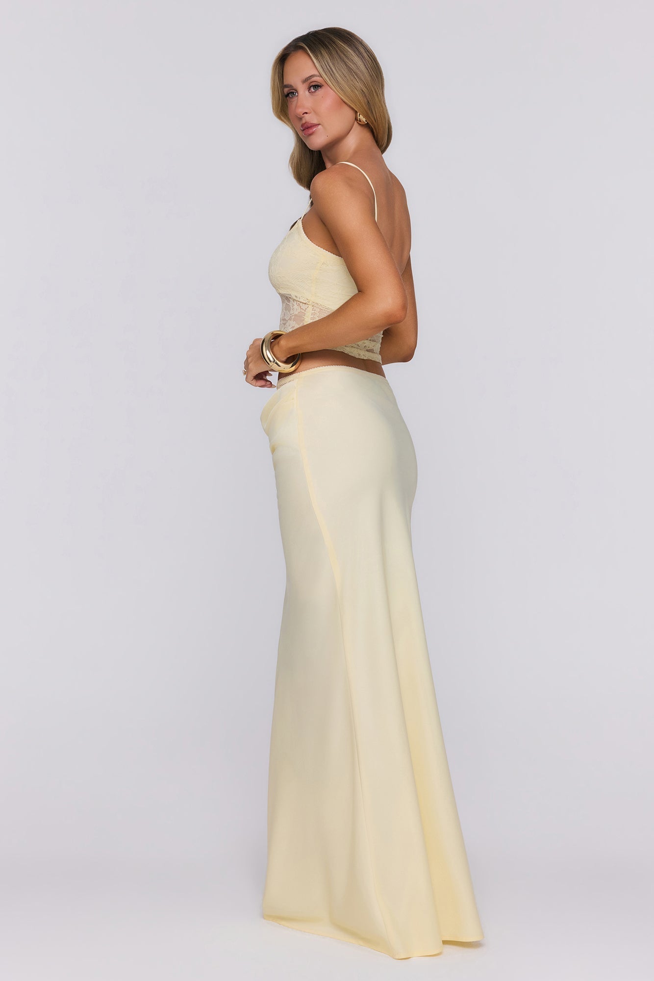 Top de Renda Candy Lemon — Amarelo