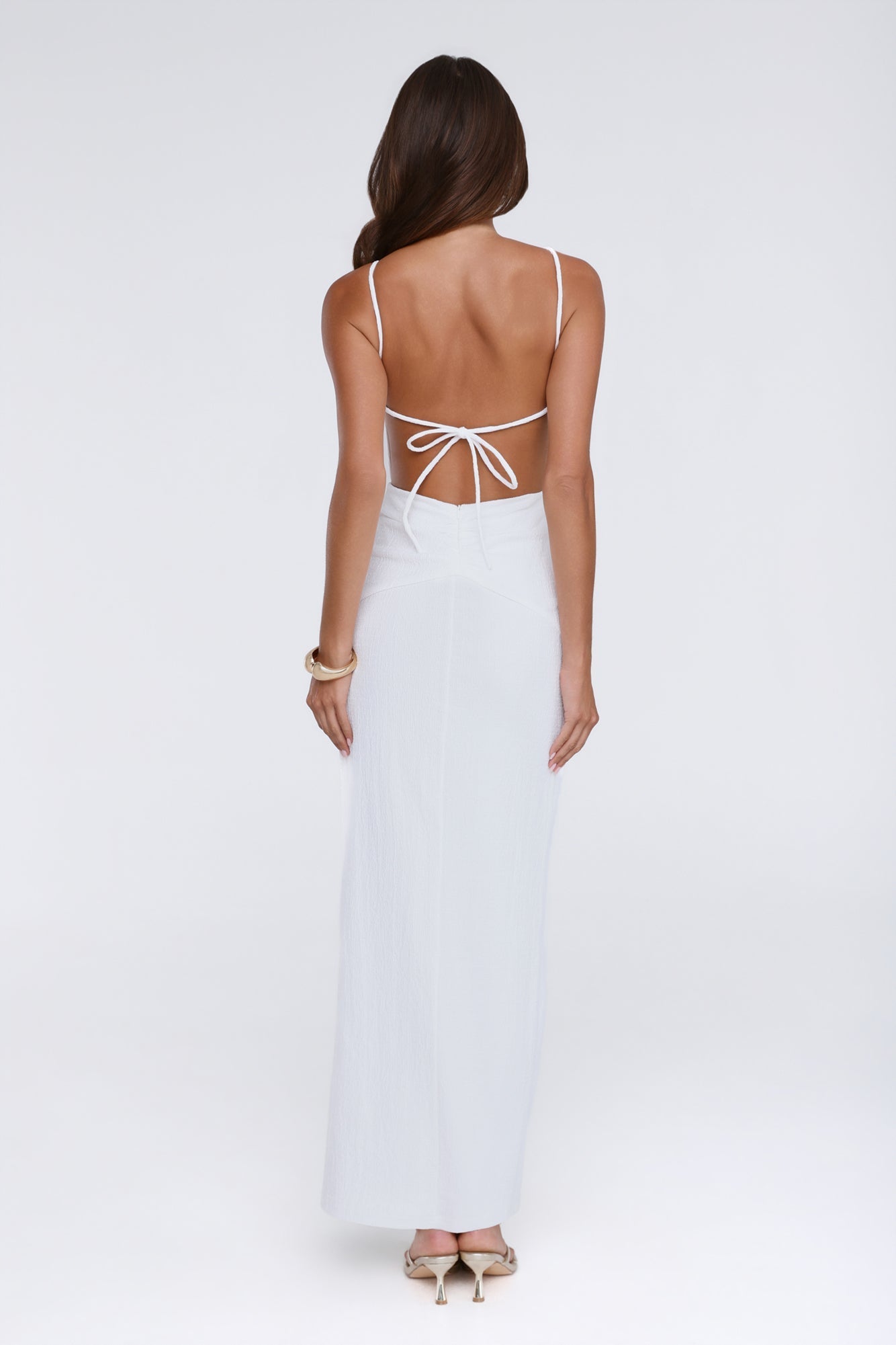 Vestido longo Raio de Sol Suave Branco