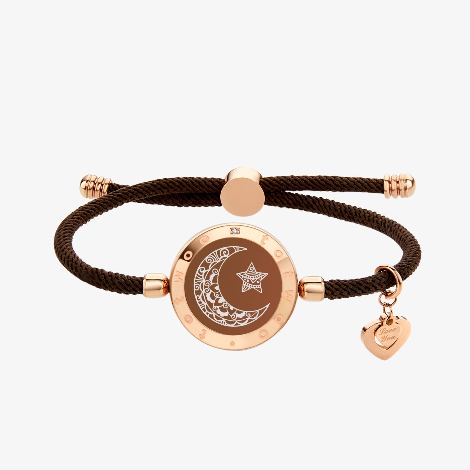 Moon Touch Bracelet with Milan Rope Single
