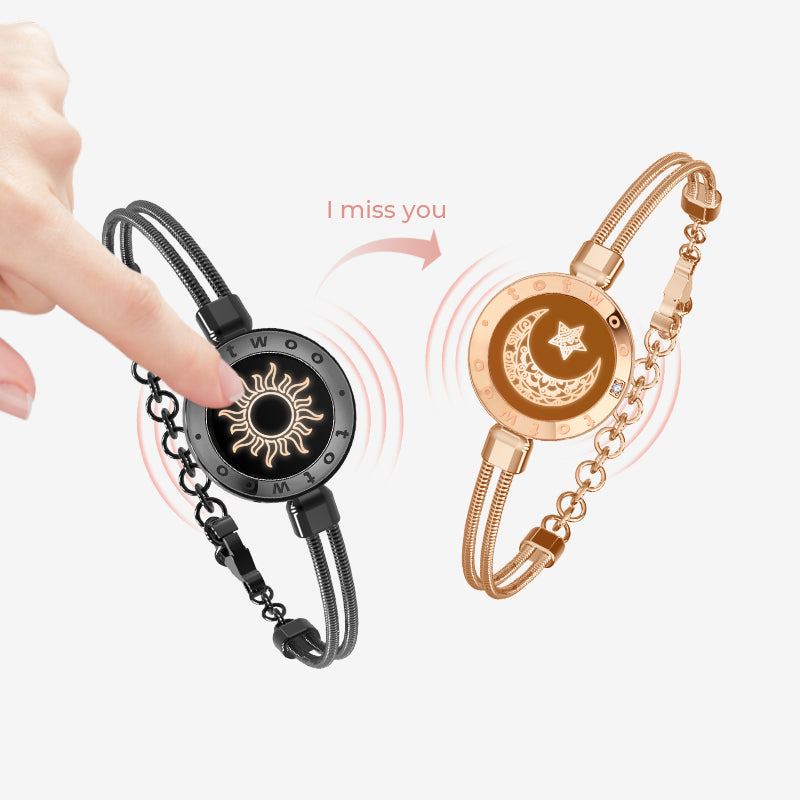 Totwoo Sun & Moon Touch Bracelets Set