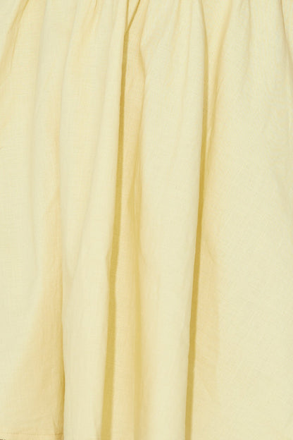 Vestido Mini Pronto para o Brunch — Amarelo