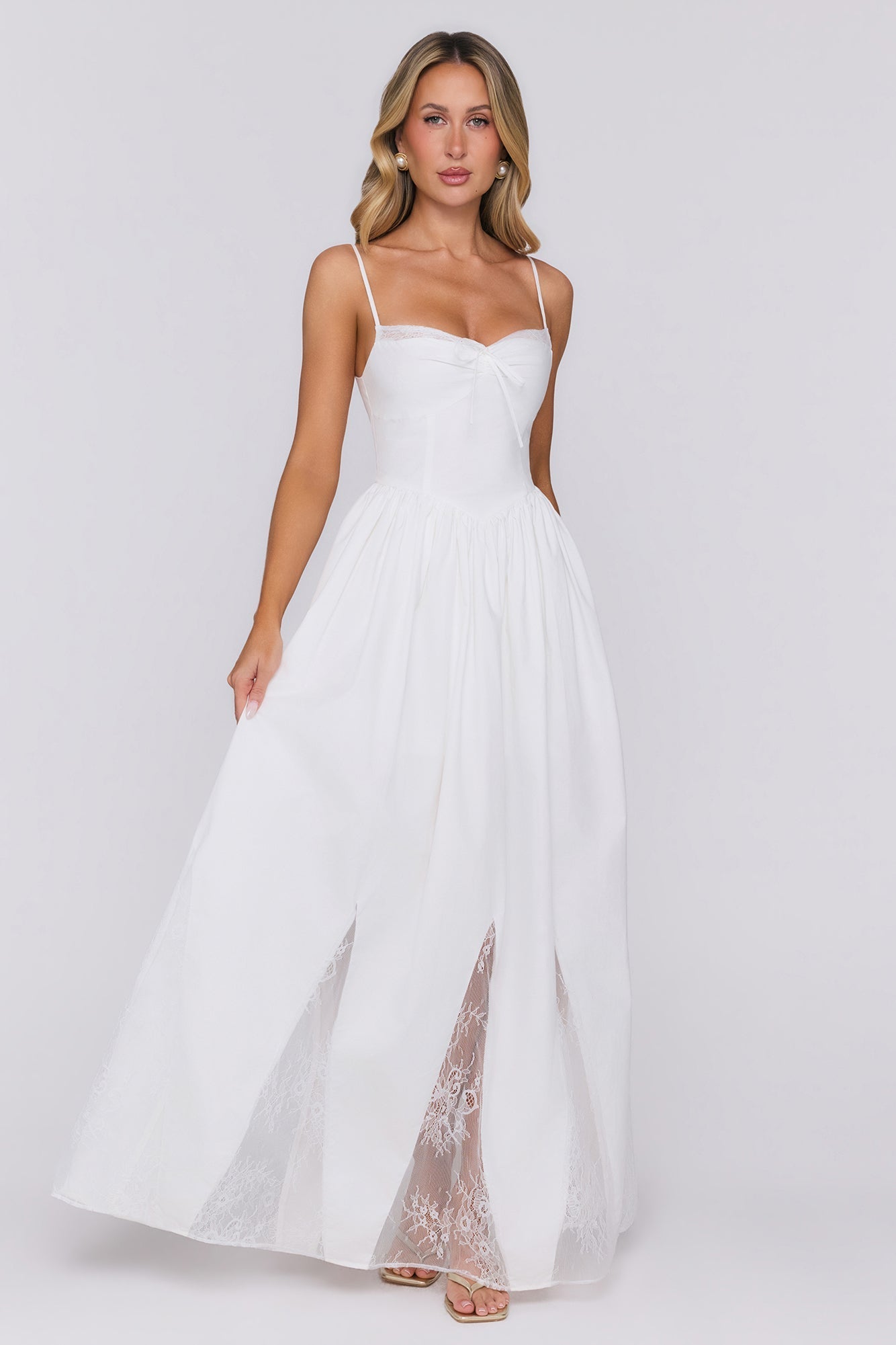 Vestido Longo Urban Sunrise — Branco