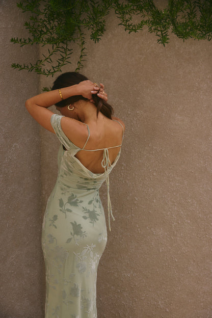 Vestido Longo Ombro a Ombro Good Fun — Verde