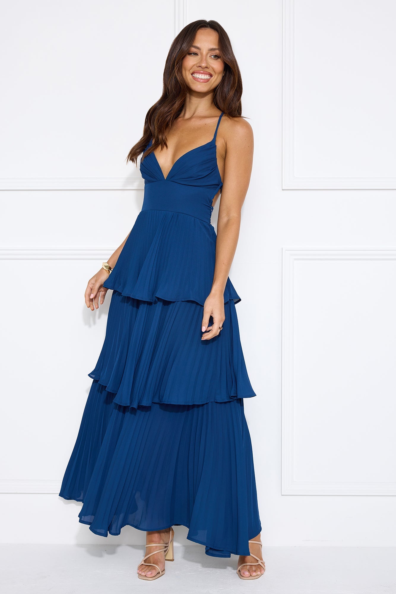 Fashionably Ever After — Vestido Longo Azul Marinho