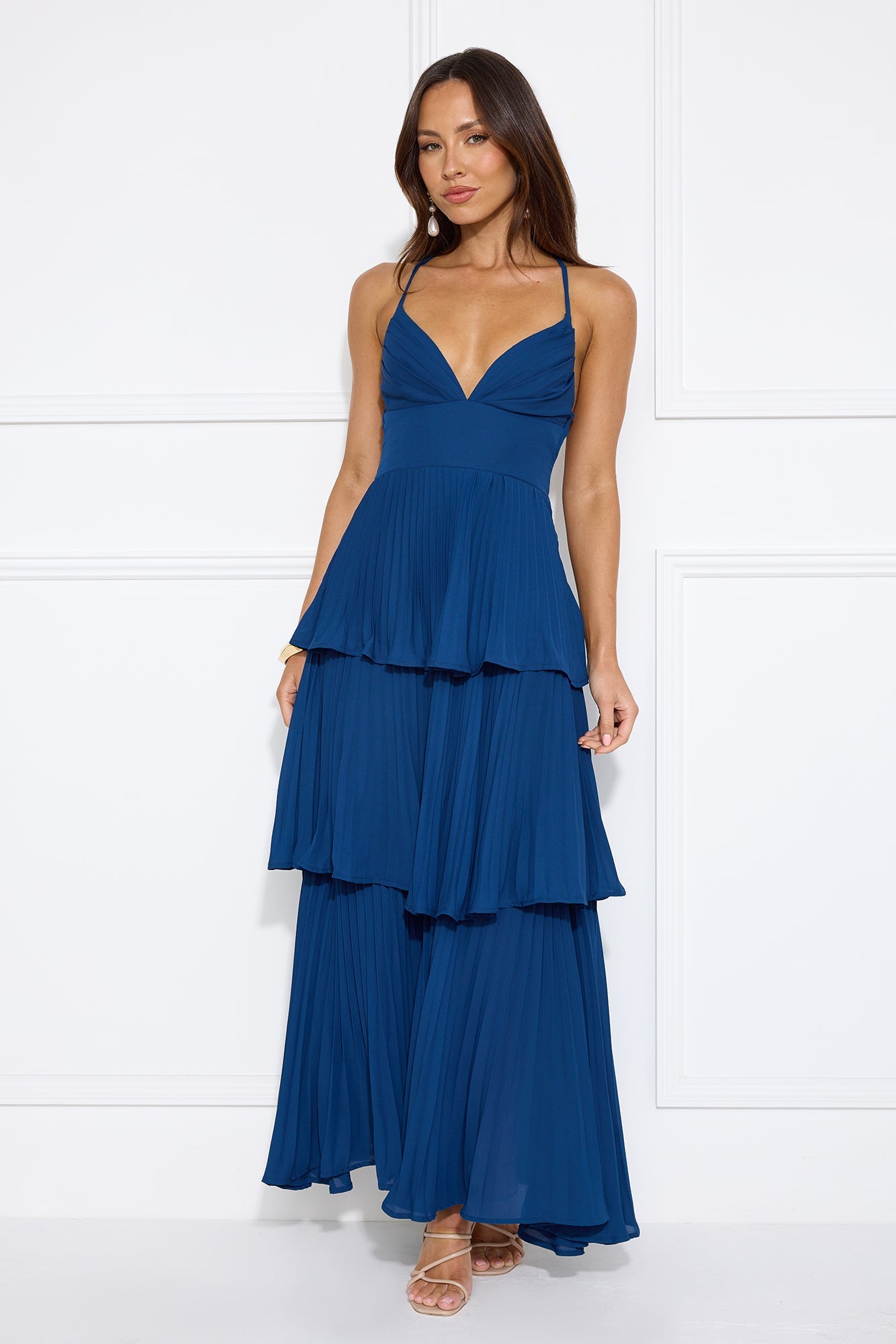 Fashionably Ever After — Vestido Longo Azul Marinho