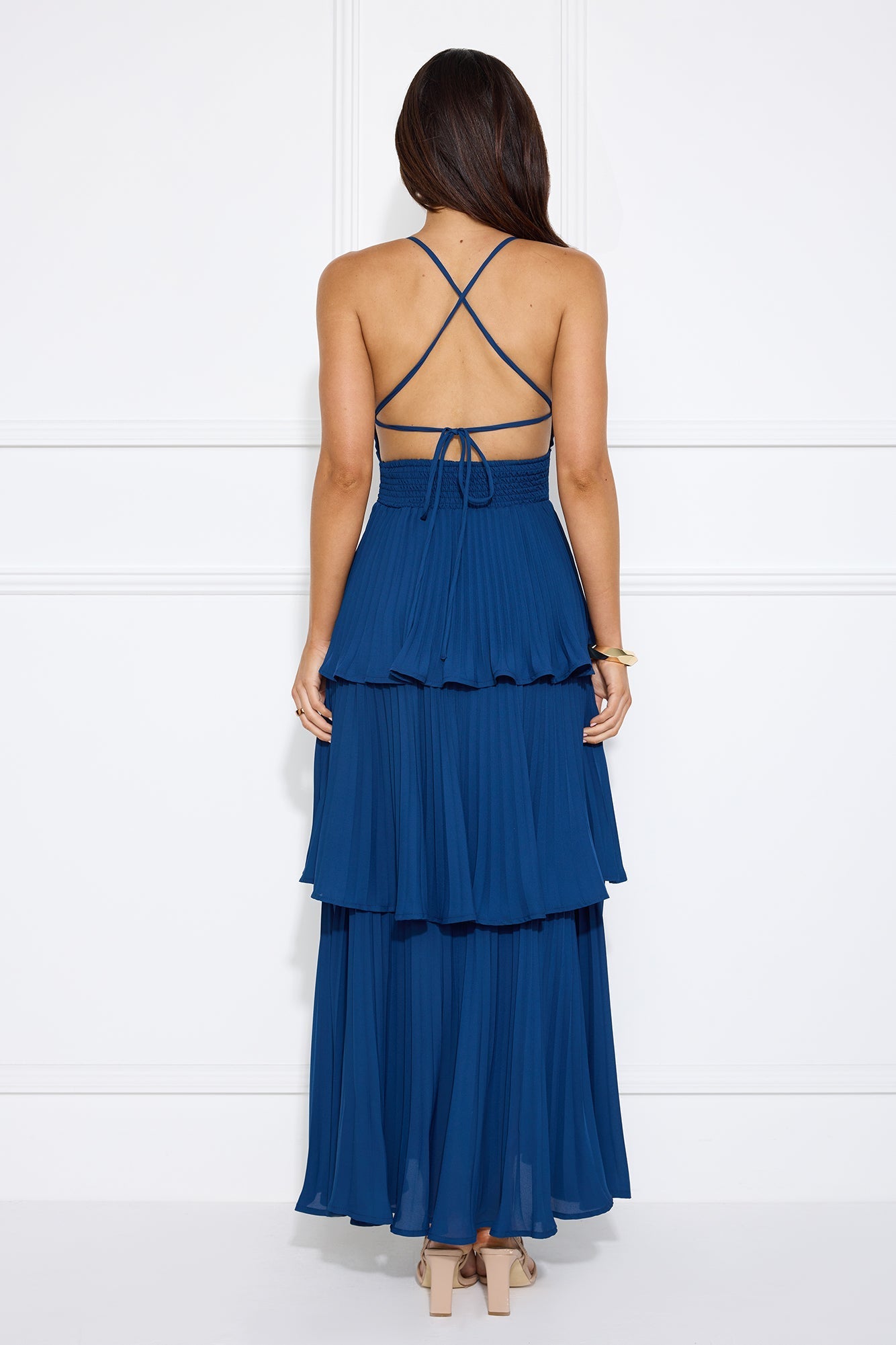 Fashionably Ever After — Vestido Longo Azul Marinho
