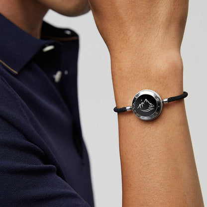 Mountain Touch Bracelet with Milan Rope Single