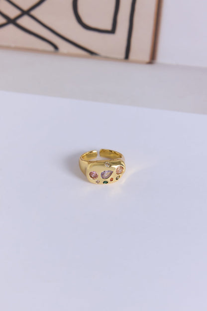 Anel Mood Diva — Dourado