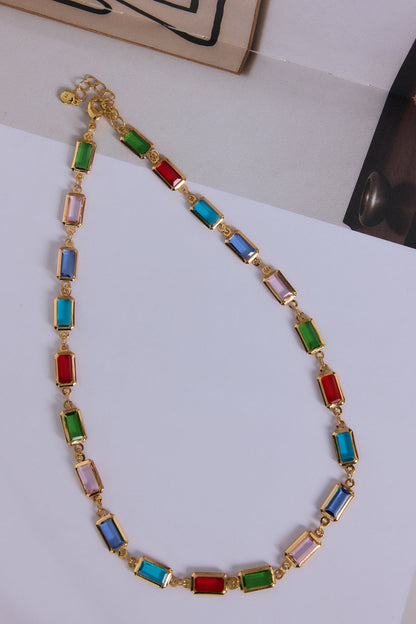 Colar Dream Shades Multicolorido/Dourado