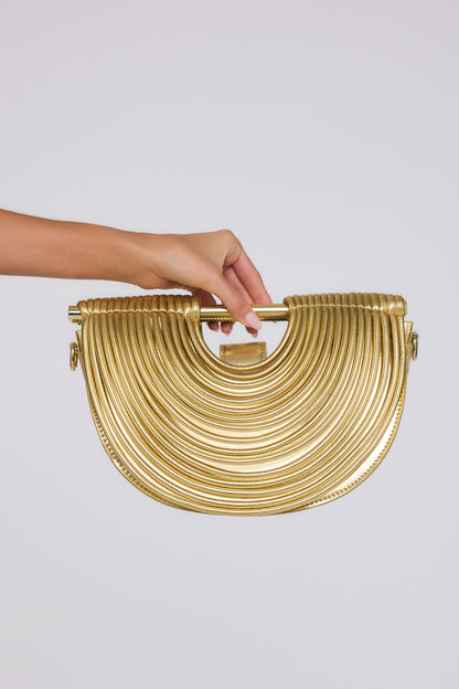 Bolsa Marcante Dourada