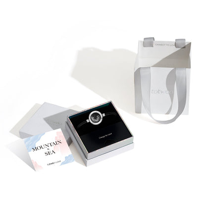 Sea Touch Bracelet with Milan Rope Single (Silver)