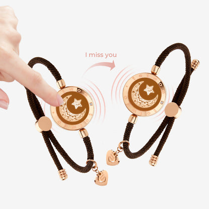 Moon Touch Bracelet with Milan Rope Single