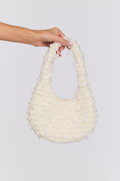 Bolsa com brilho perolado — Pérola