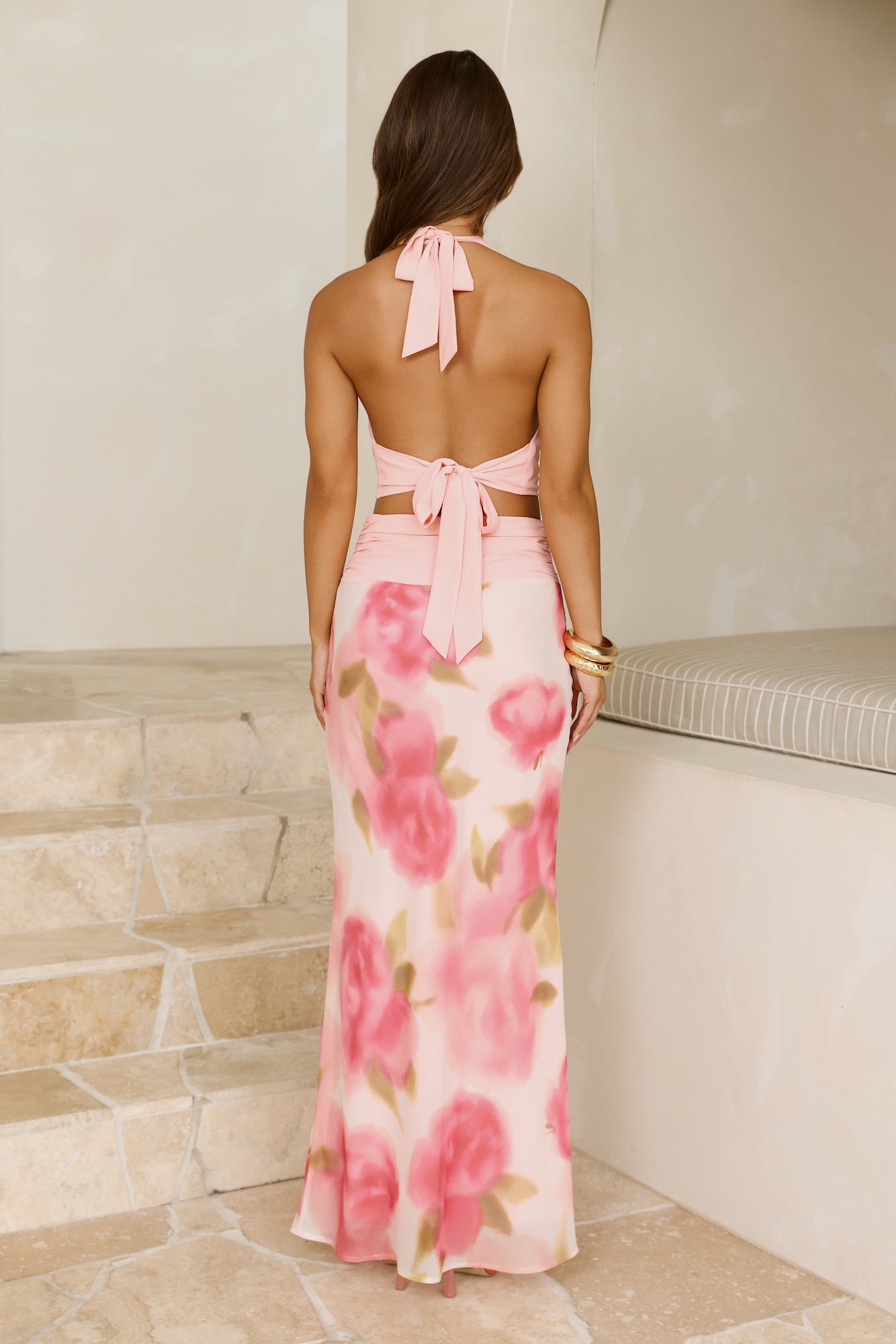 Top Frente Única Soft Rose Affair - Rosa