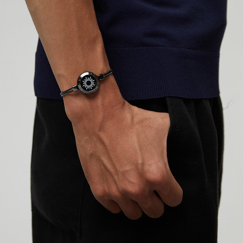 [Special Gift Packaging] Sun & Moon Snake Chain Touch Bracelets