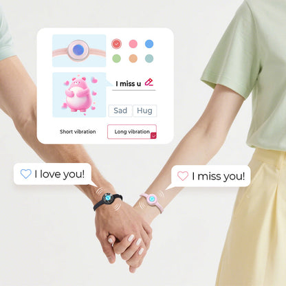 Candy Original & Wave Touch Bracelets (Black+Pink)