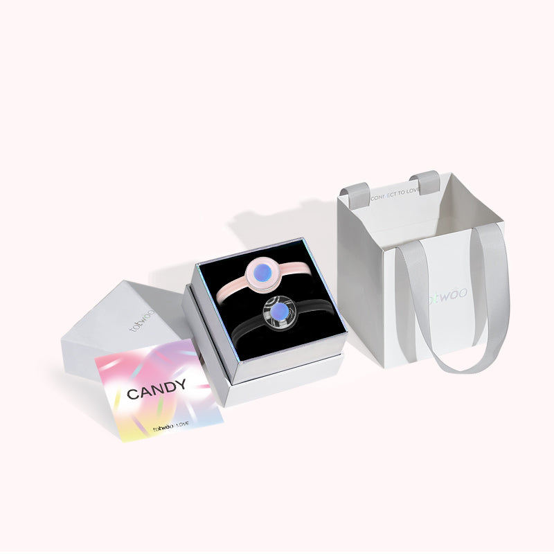 Candy Original & Wave Touch Bracelets (Black+Pink)