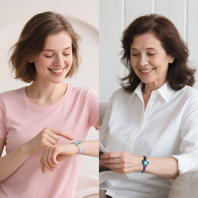 Candy Wave Touch Bracelets(Deep Blue+Light Blue)