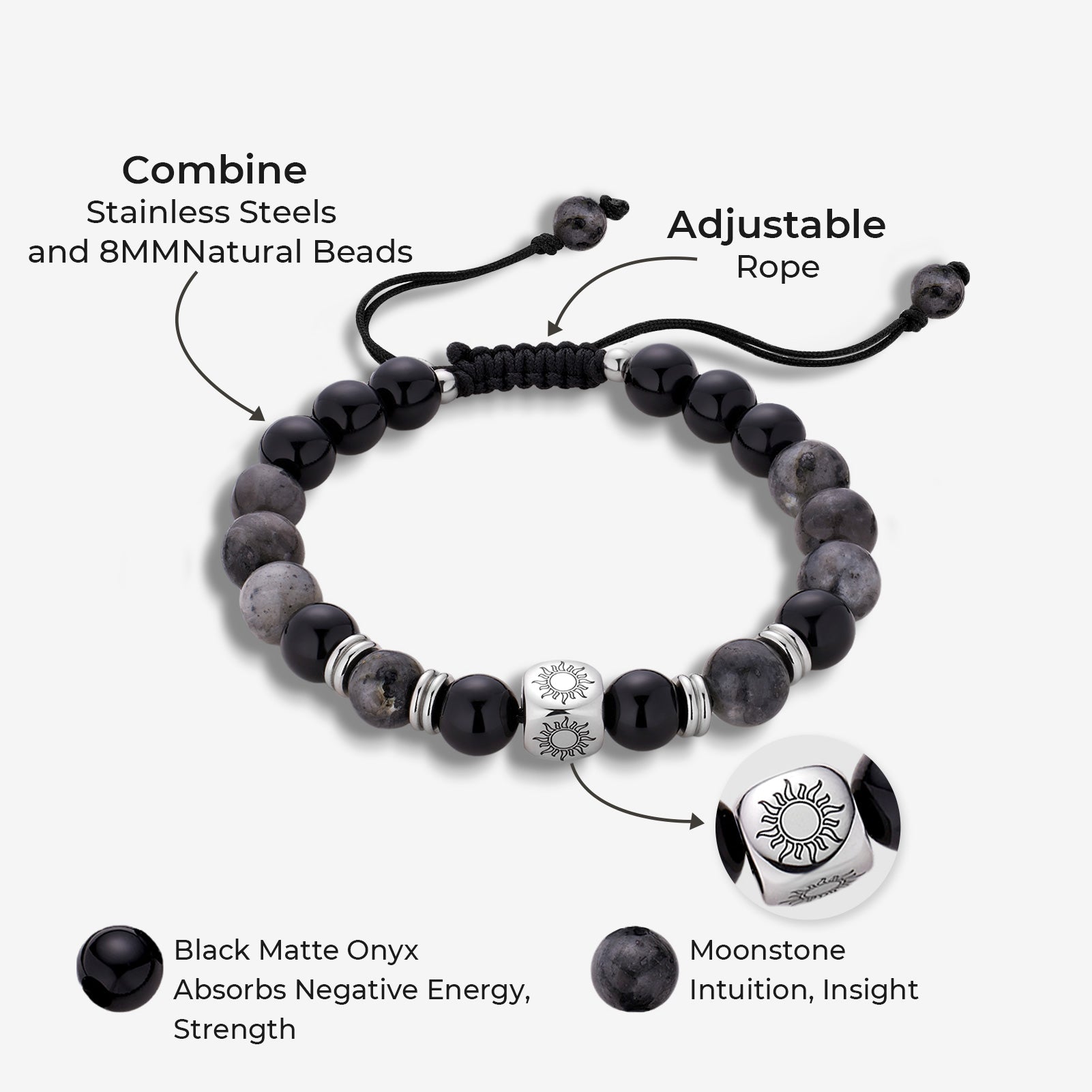Sun & Moon Celestial Bond Beaded Bracelets