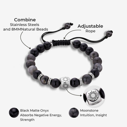 Sun & Moon Celestial Bond Beaded Bracelets