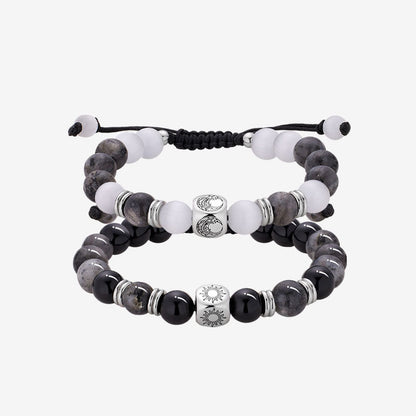 Sun & Moon Celestial Bond Beaded Bracelets